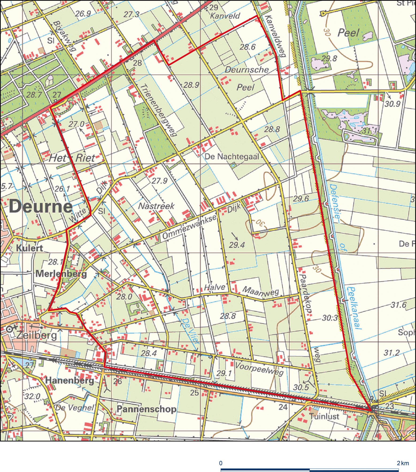 Onderdeel 4 Gebied in de gemeente Deurne