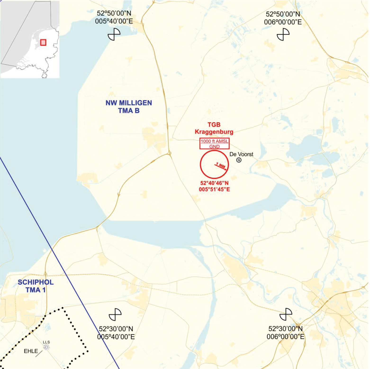 FiguurTijdelijk gebied met beperkingen (TGB) Kraggenburg