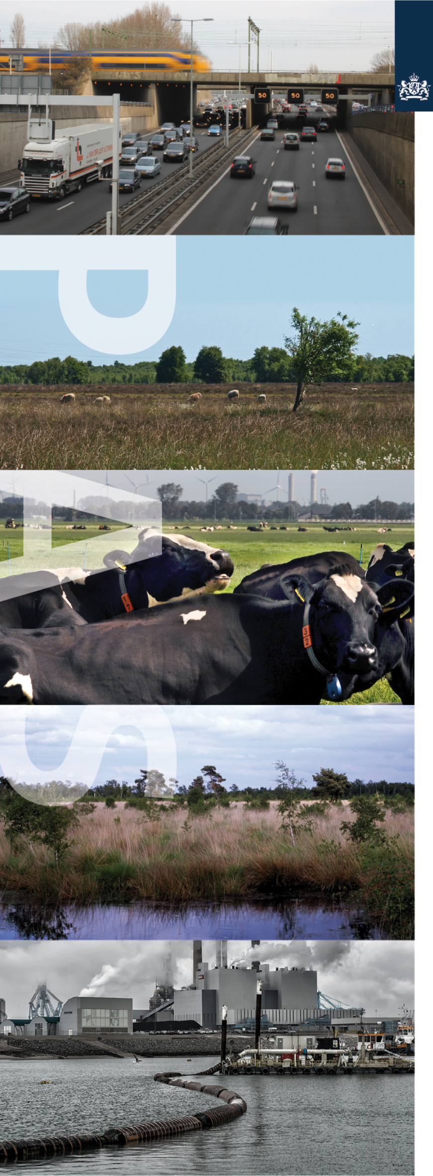 Foto’s voorkant: Verkeer (foto Wouter van Vliet), Witterveld (foto Hans Dekker), koeien nabij Schiphol (foto Beeldbank EZ, Marcel van den Bergh), Grote Peel (foto Beeldbank EZ, Mieke van Engelen), Margriethaven (foto Rob van der Waal)
