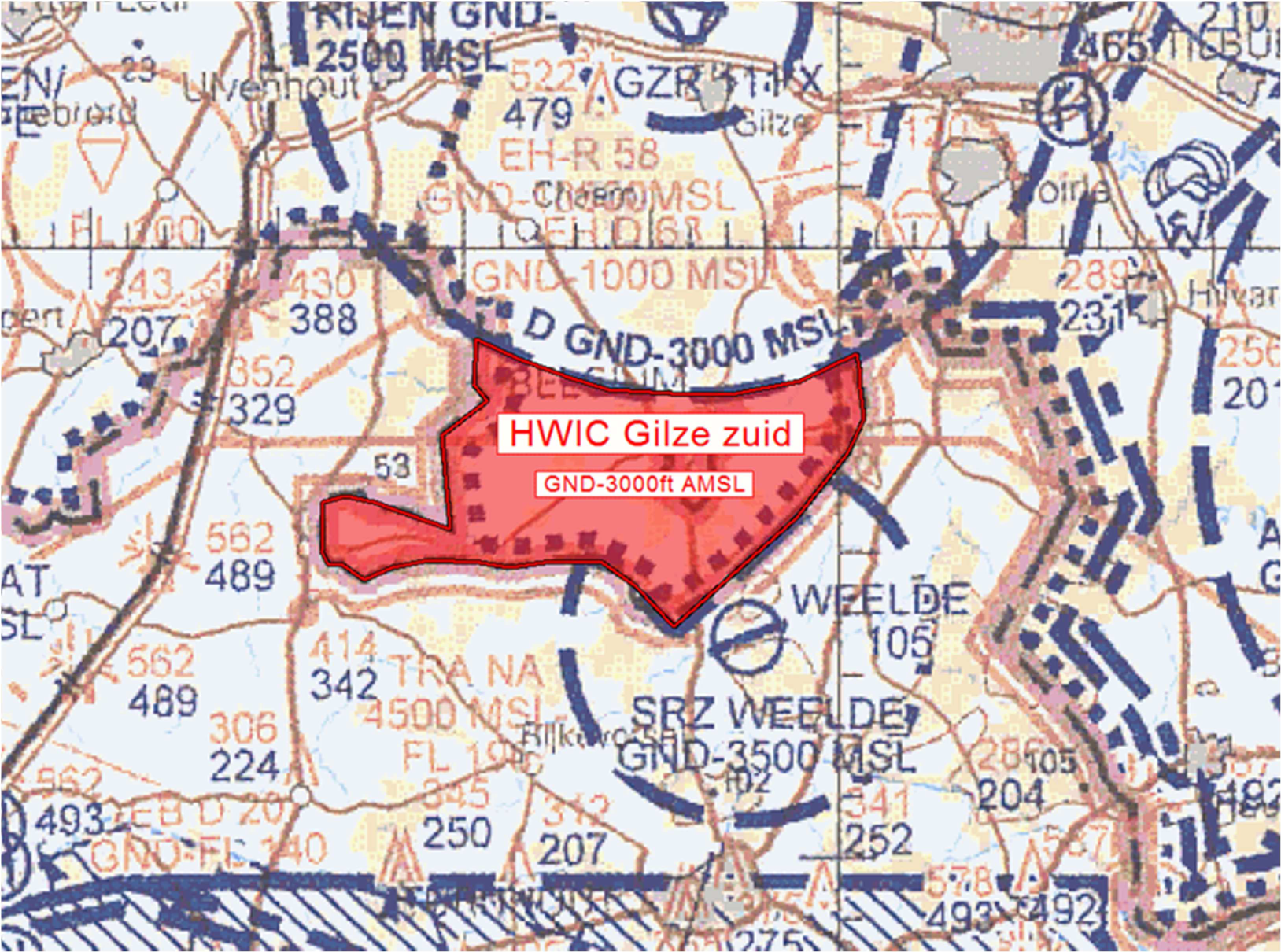 Figuur 1: TGB Gilze-zuid