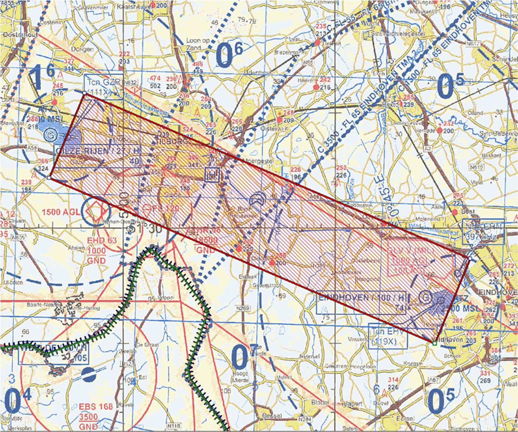 Figuur 2: Oefengebied 2