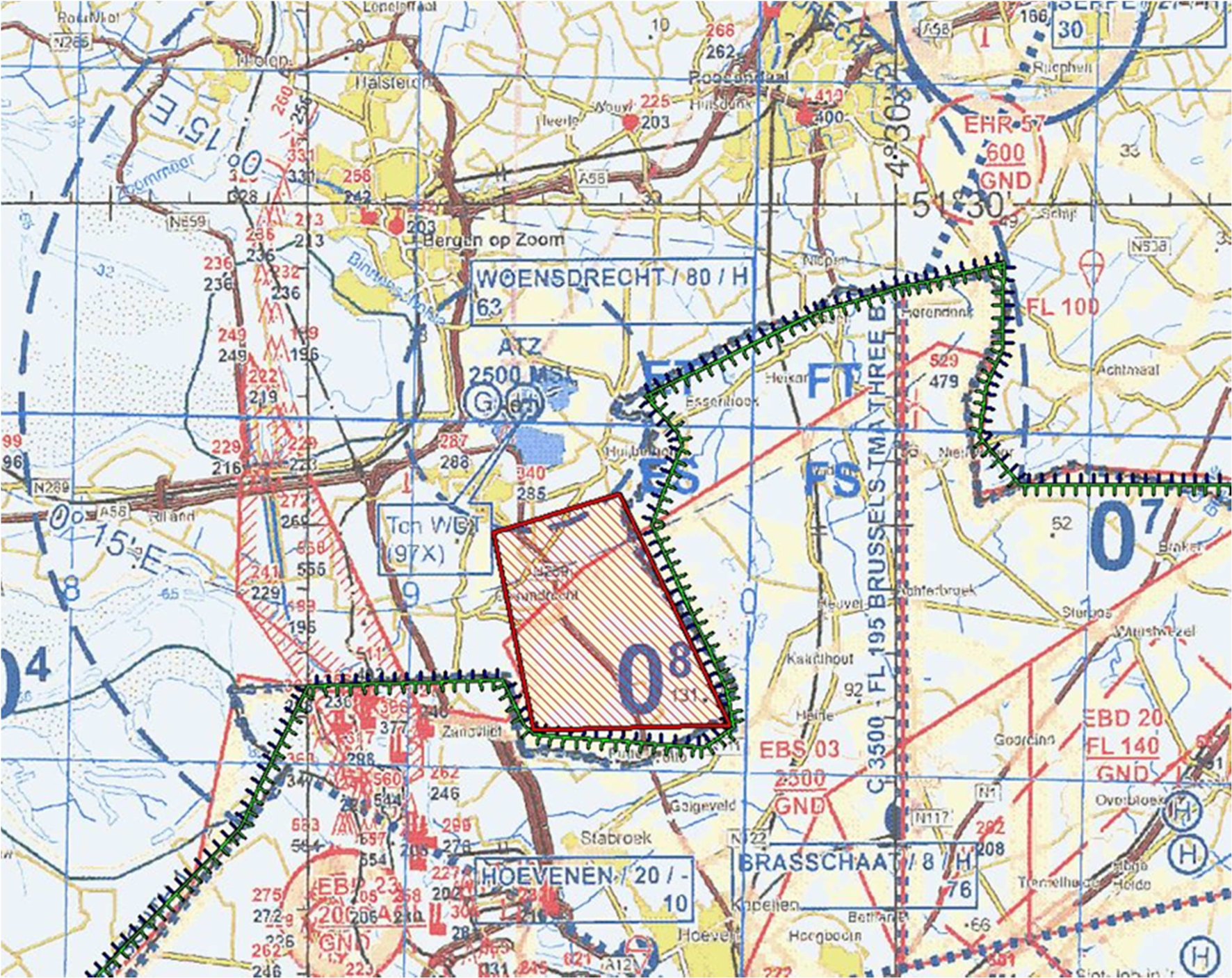 Figuur 3: Oefengebied 3