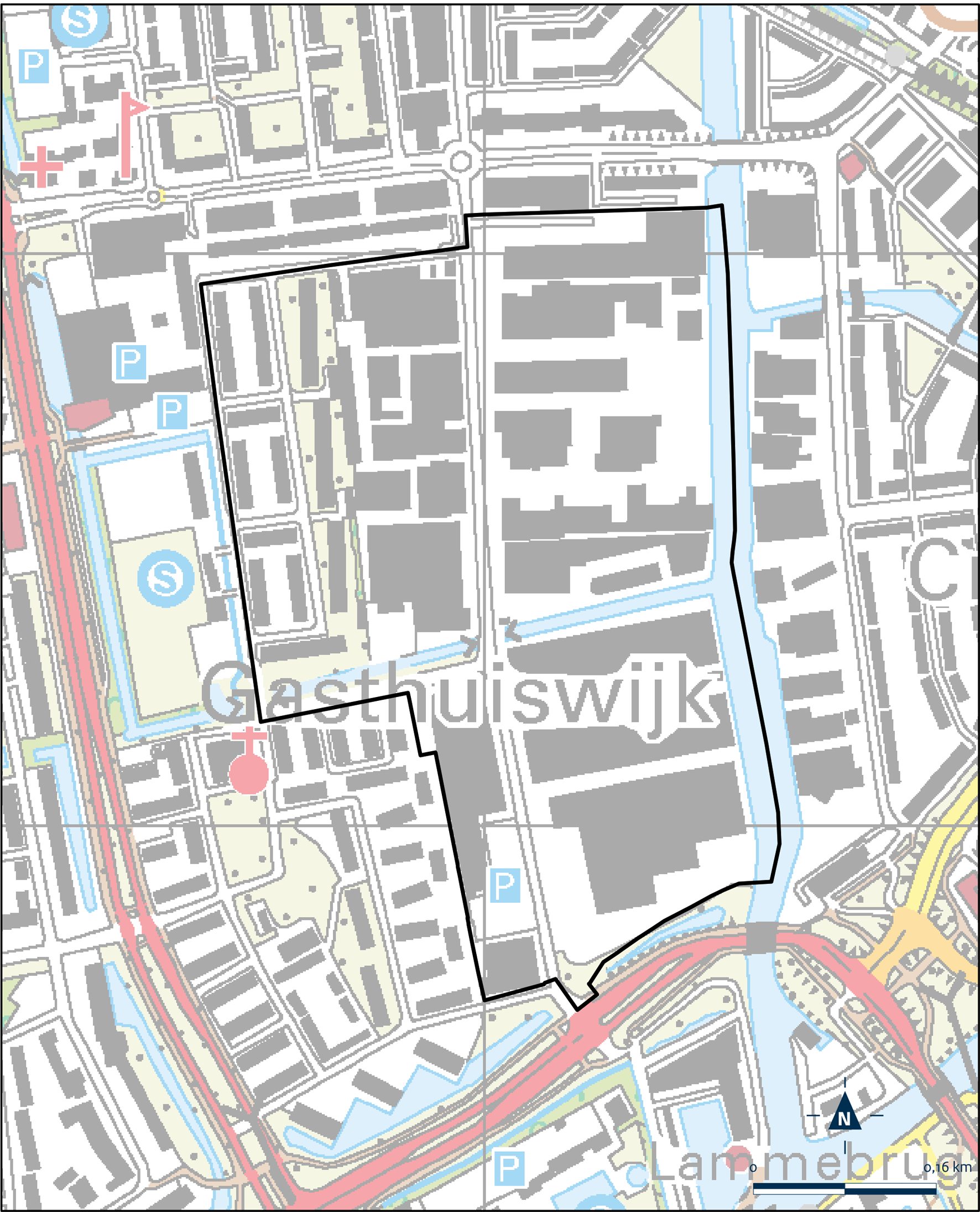 Kaart Leiden, Rooseveltstraat