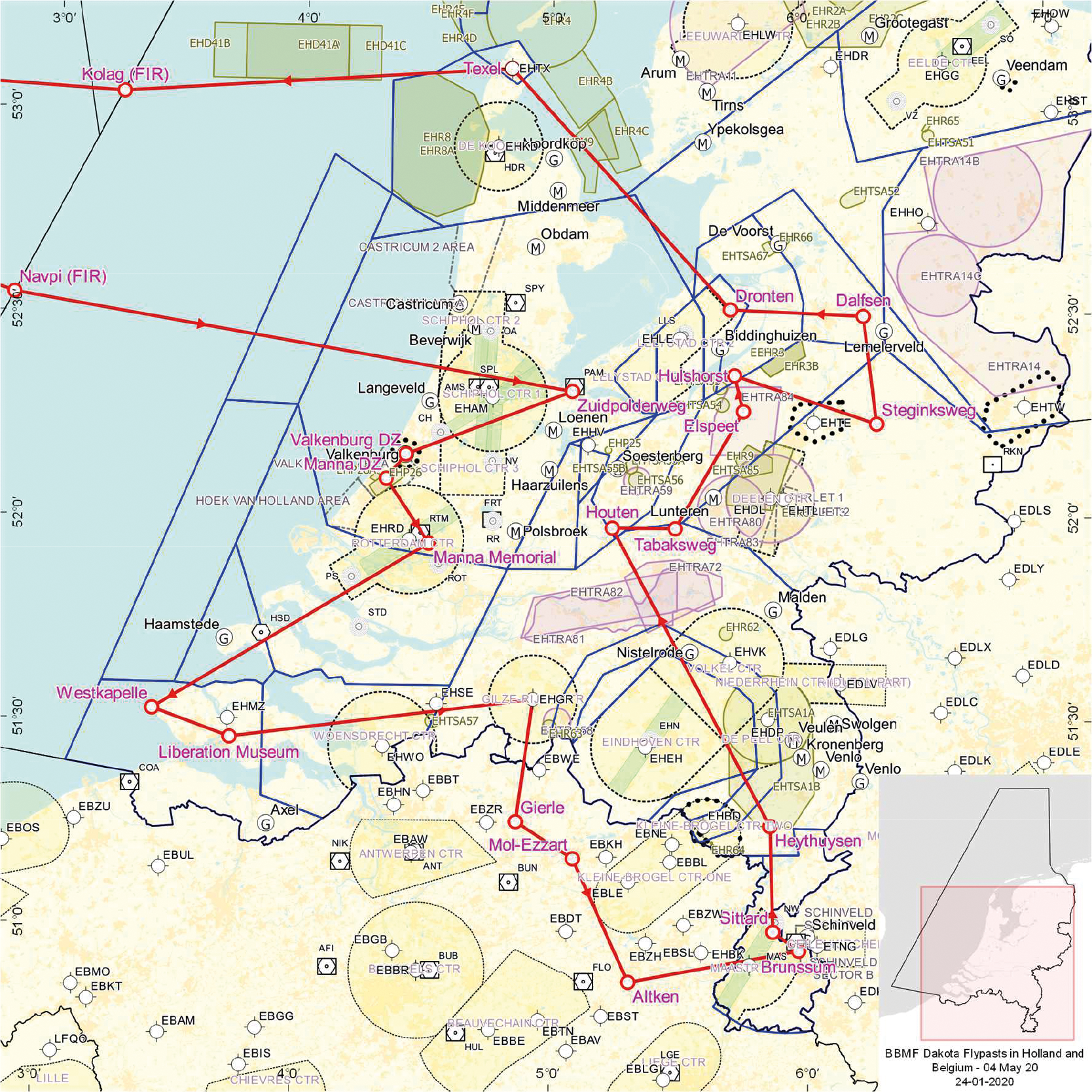 Figuur 1: Voorgenomen route