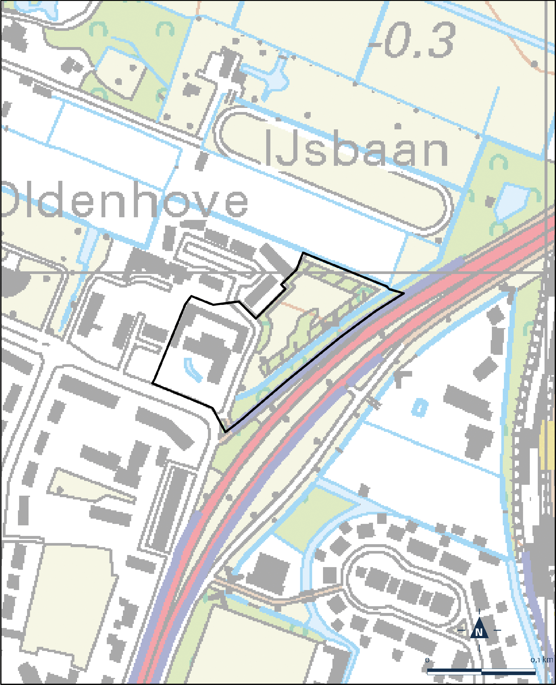 Kaart Bloemendaal, Blekersveld