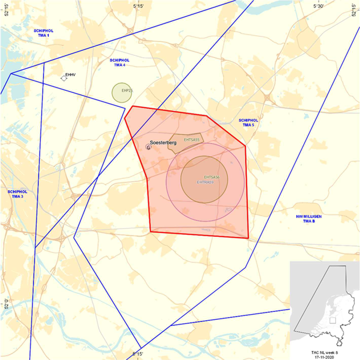 Oefengebied (tijdelijk laagvlieggebied) Leusderheide