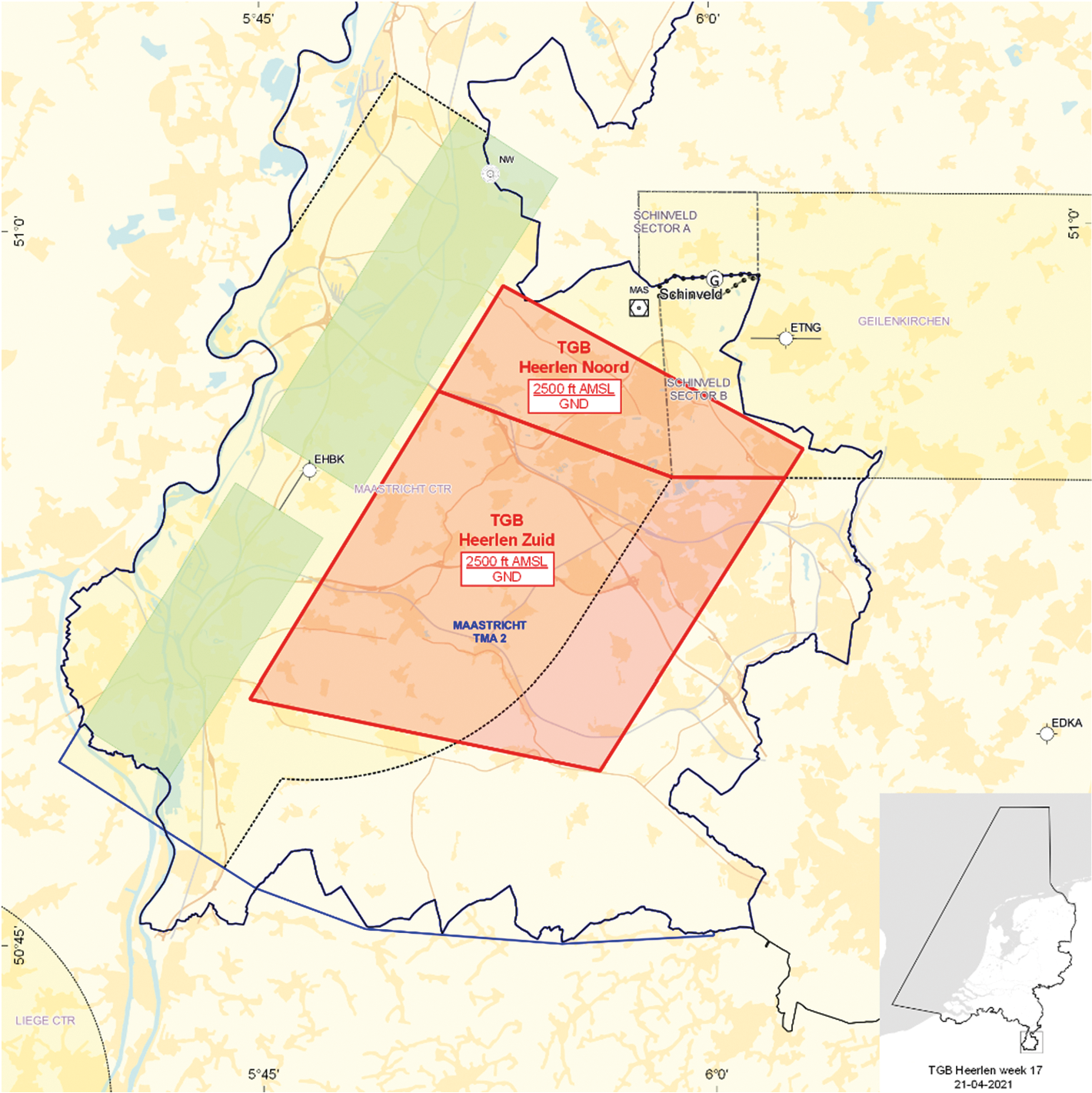 Figuur: TGB’s Heerlen Noord en Heerlen Zuid