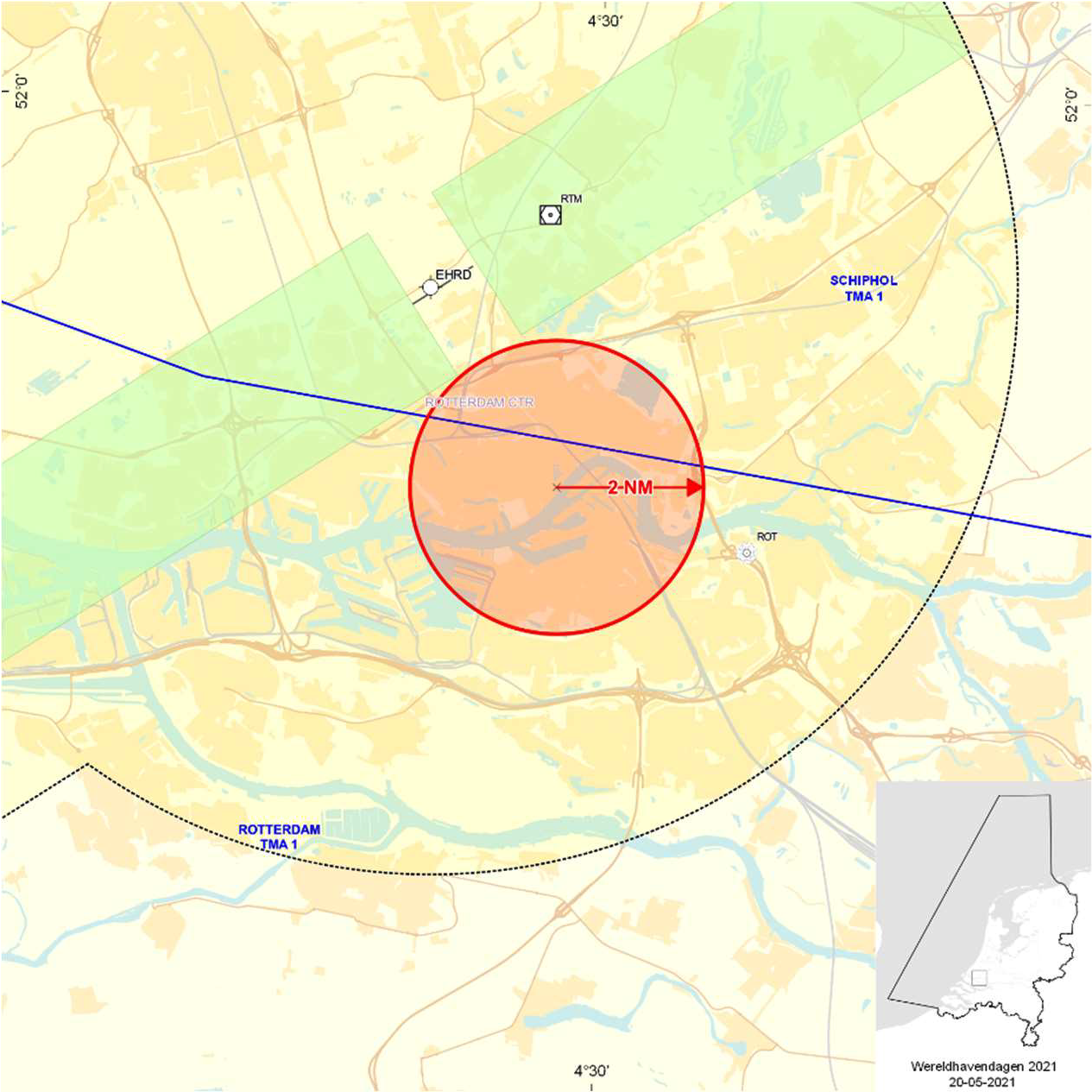 Figuur: Demonstratiegebied Wereldhavendagen 2021