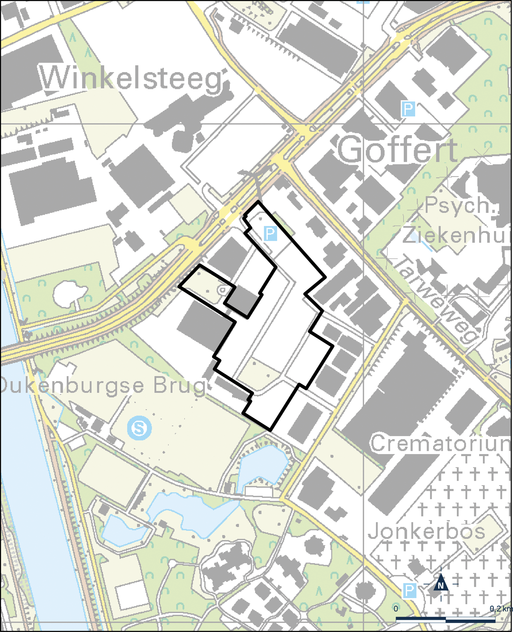 Kaart Nijmegen, NDW21