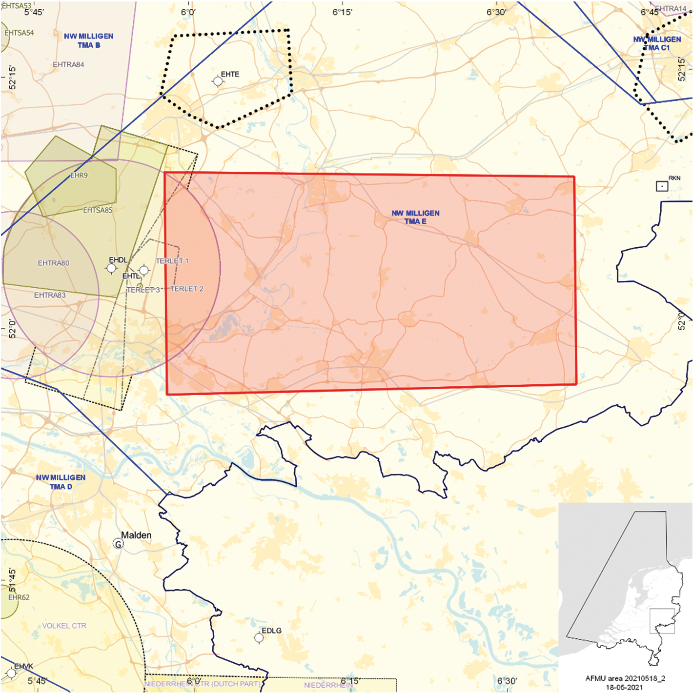 Figuur 2: Oefengebied Longbow Attack