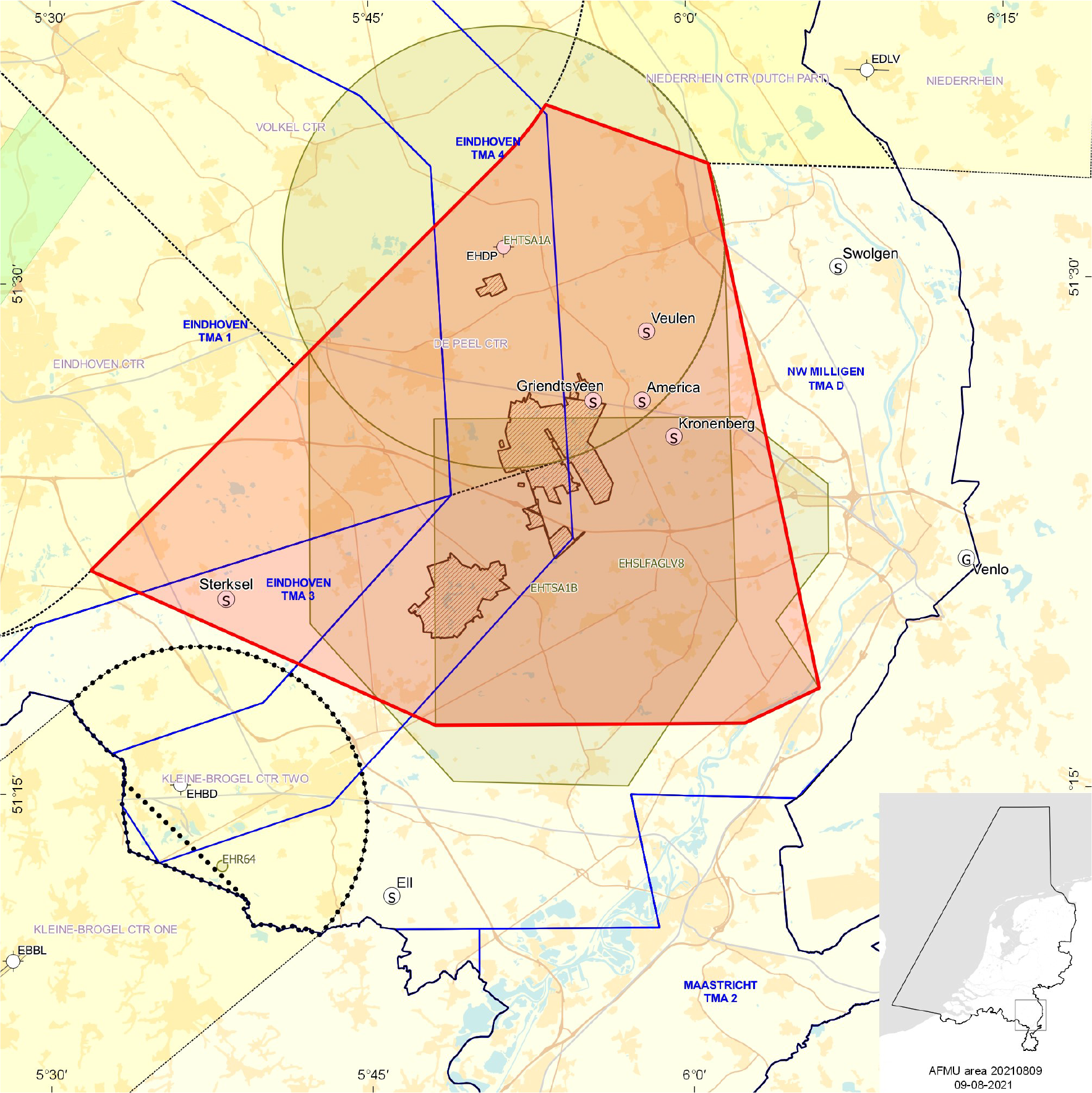 Oefengebied (tijdelijk laagvlieggebied) Cold Storm