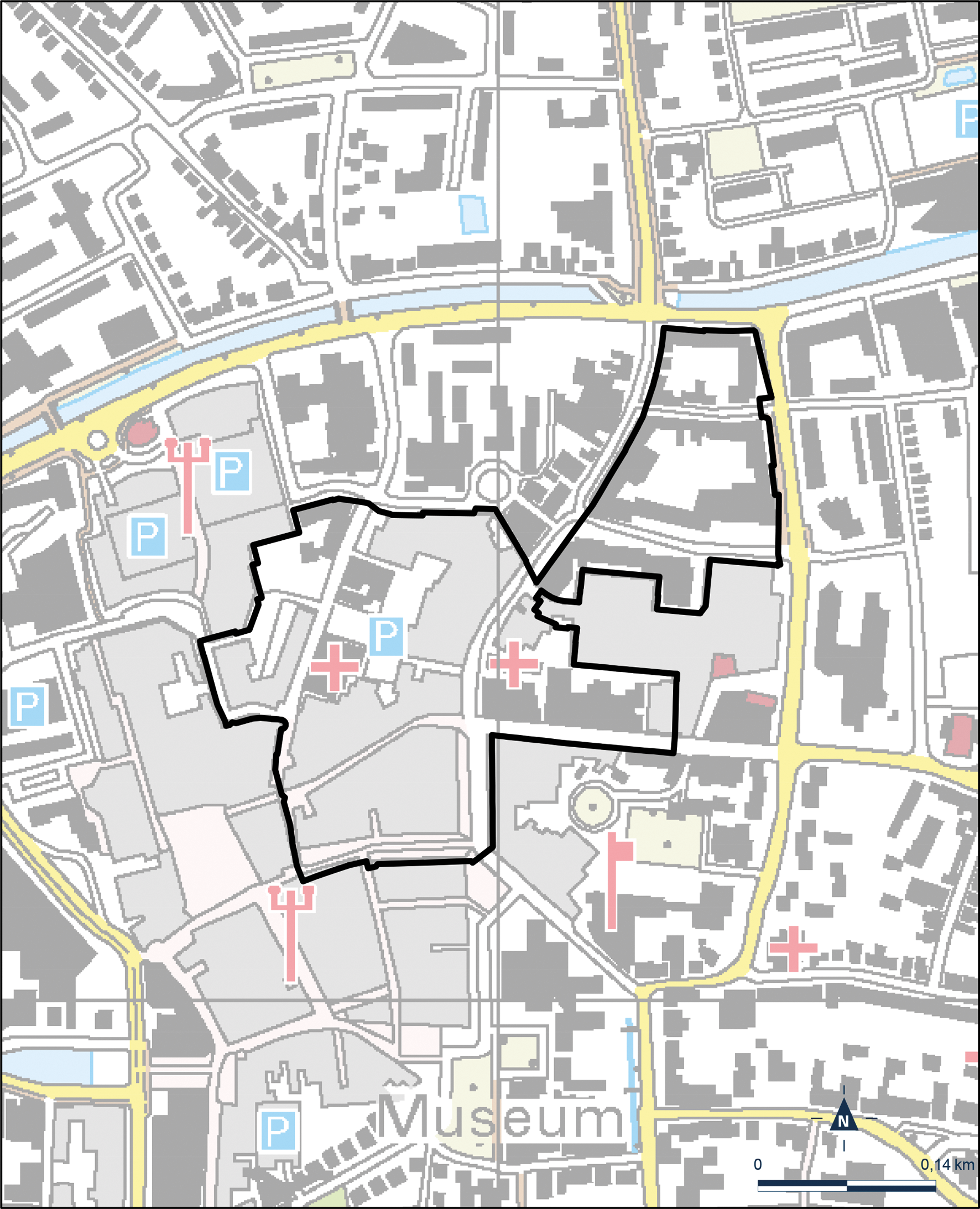 Kaart Assen, Binnenstad Assen–Noordoost