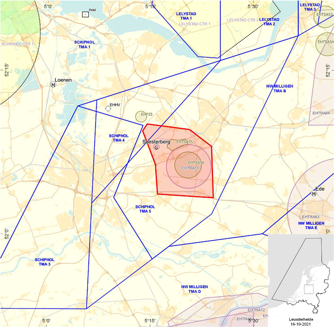 Figuur: Oefengebied Leusderheide