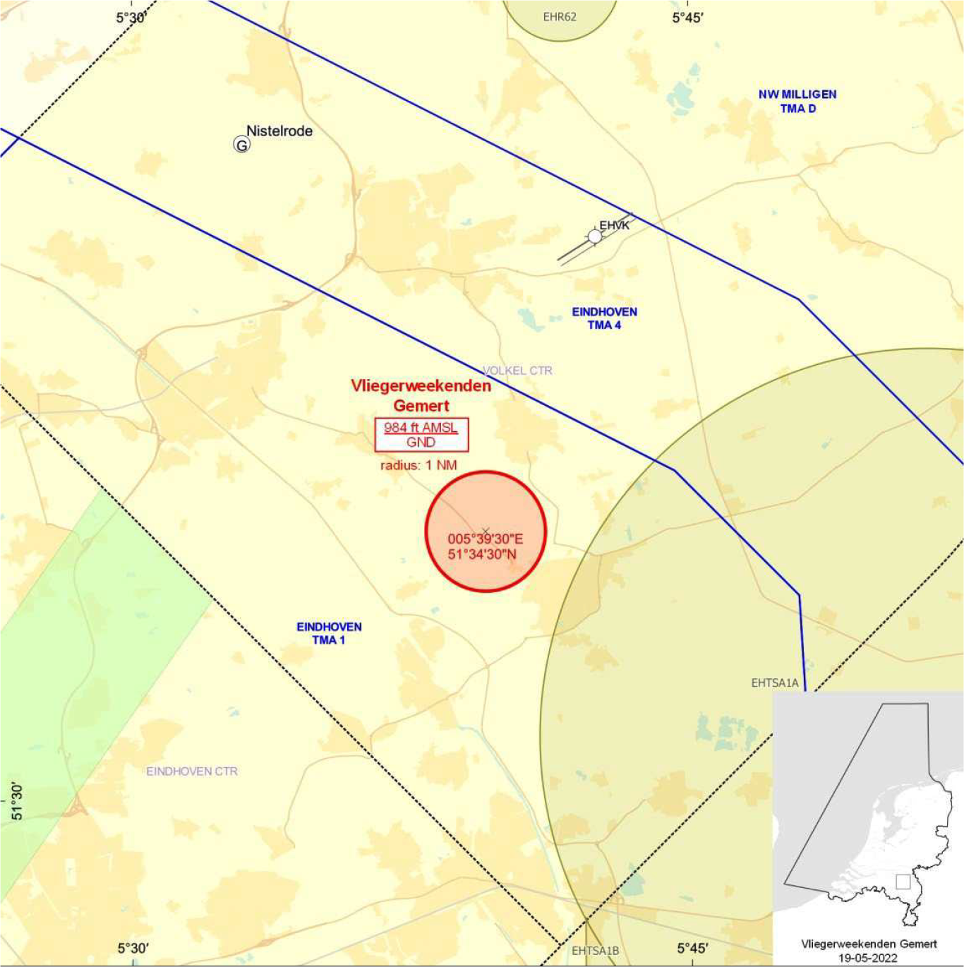 Figuur 1 Vliegerweekenden Gemert