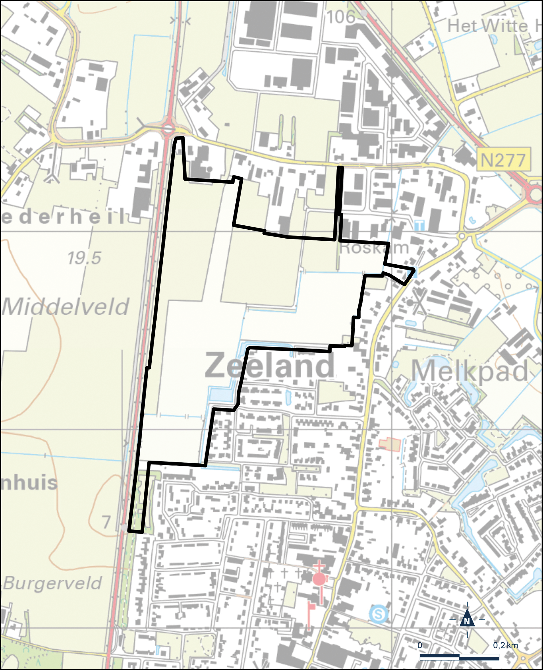 Kaart Maashorst, Repelakker III