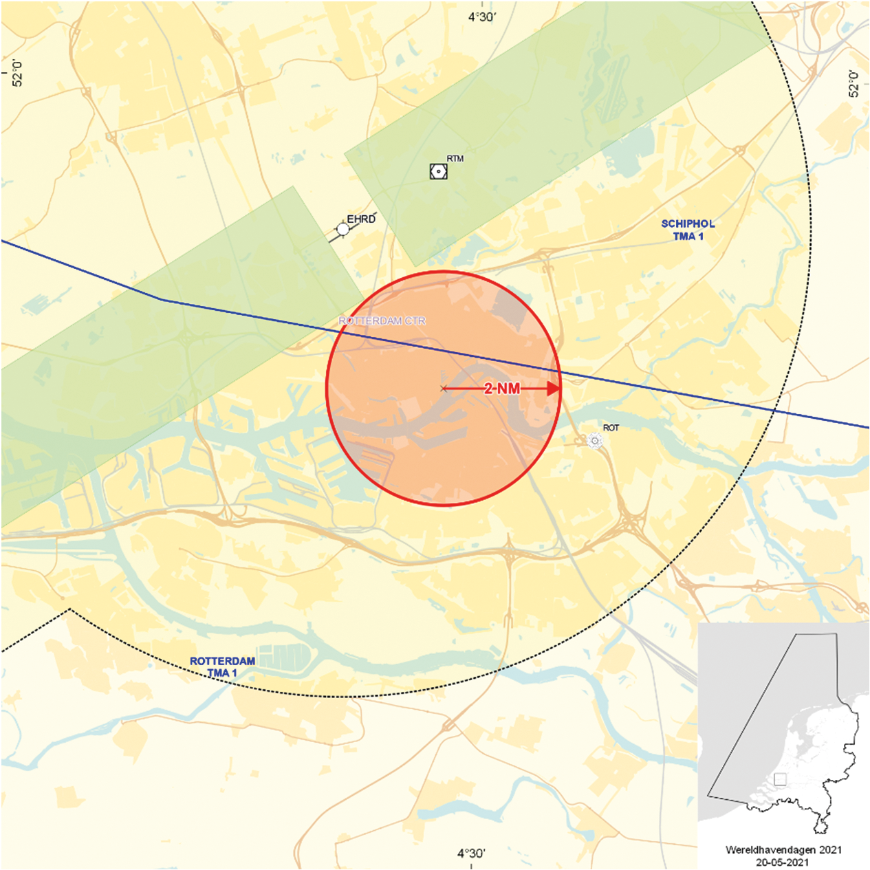 Figuur 1: Demonstratiegebied Wereldhavendagen 2022