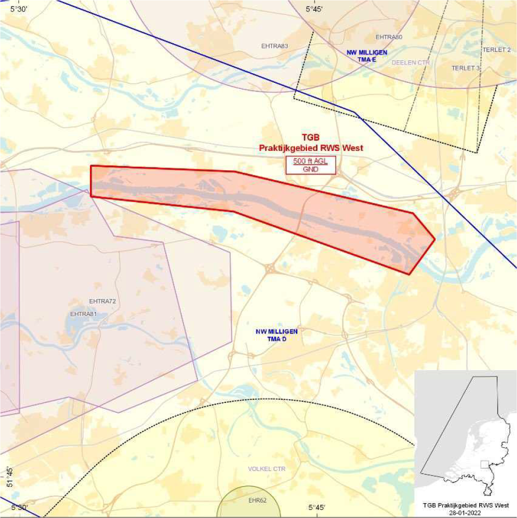 Figuur: TGB Praktijkgebied RWS West