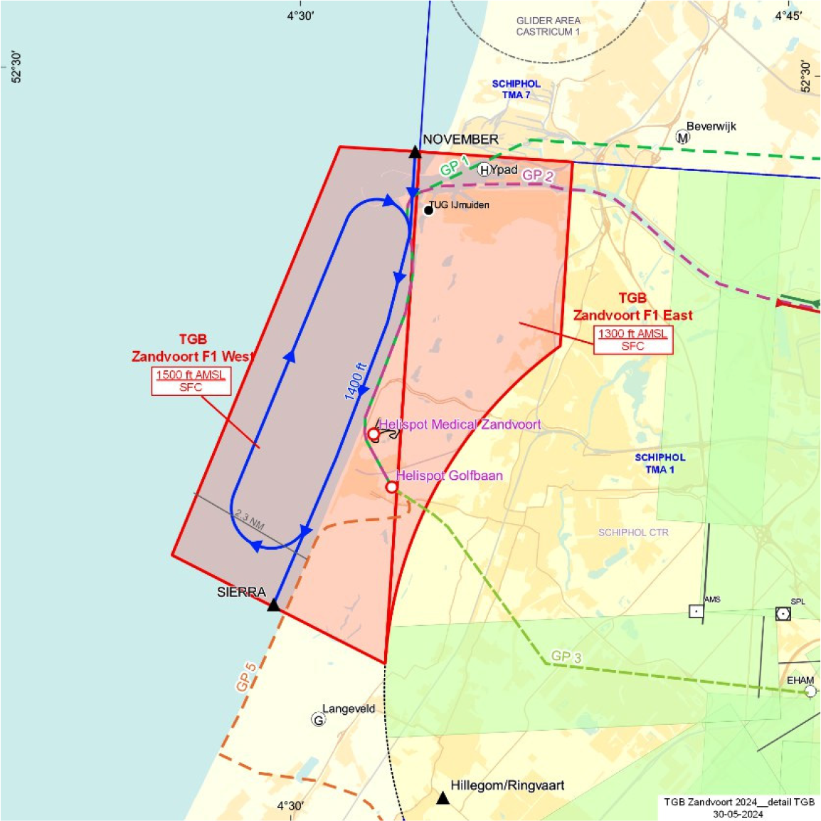 Afbeelding 3: TGB’s Zandvoort F1 East en F1 West (detail)