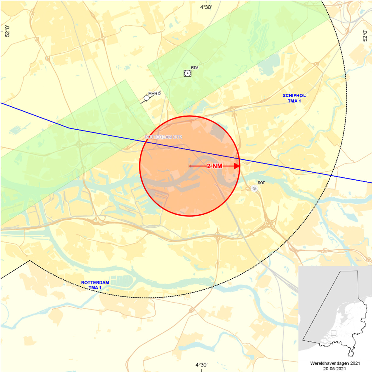 Figuur: Demonstratiegebied Wereldhavendagen 2024