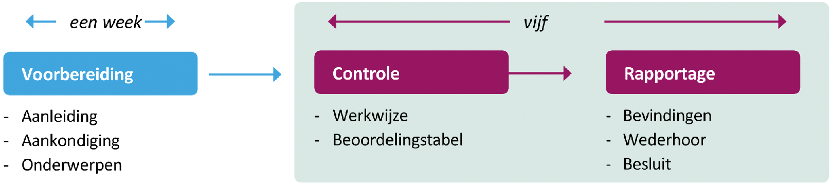 Figuur 4: Inspectieschema niet-reguliere inspectie