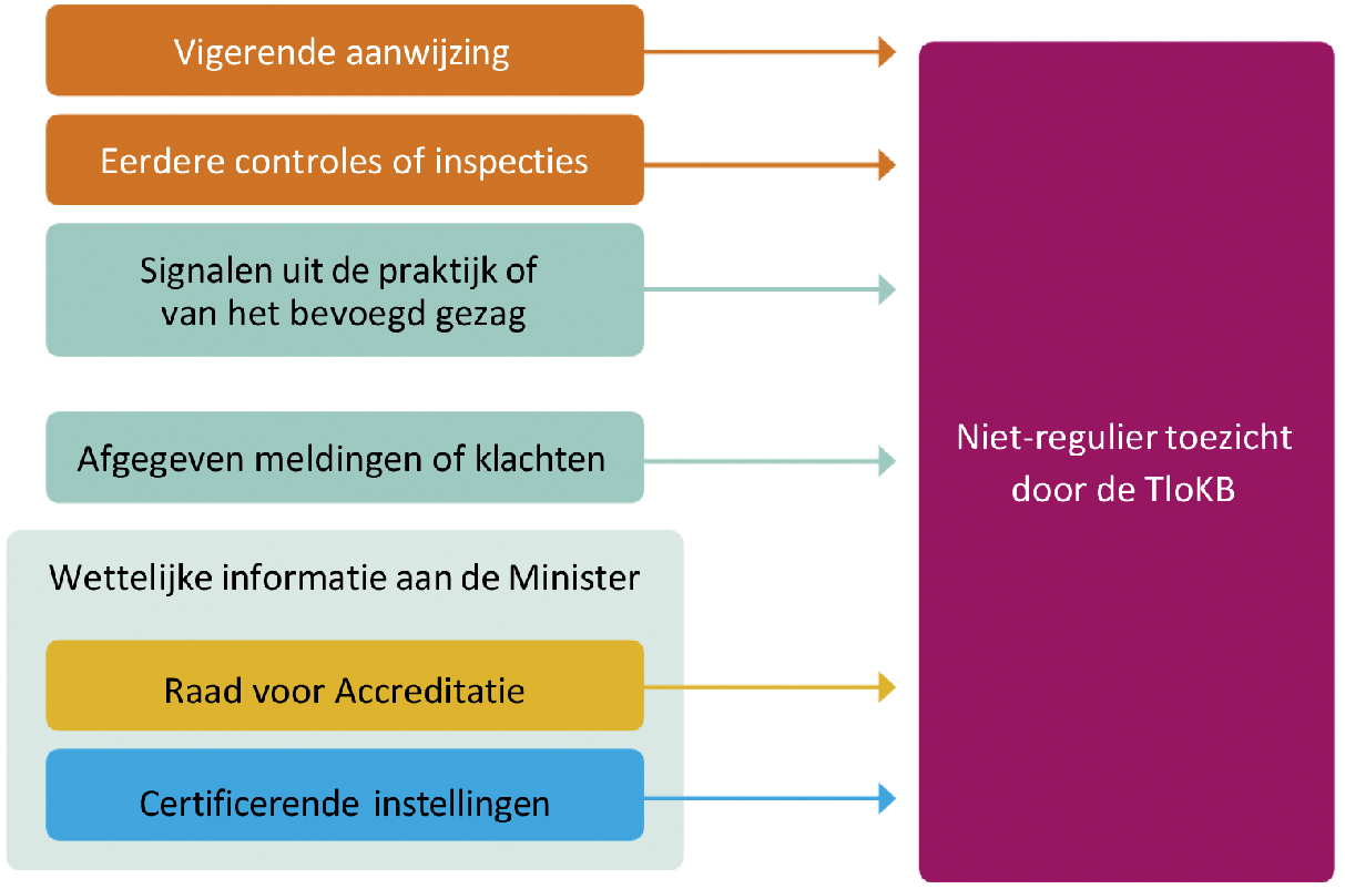 Figuur 5: Aanleidingen voor niet-regulier toezicht