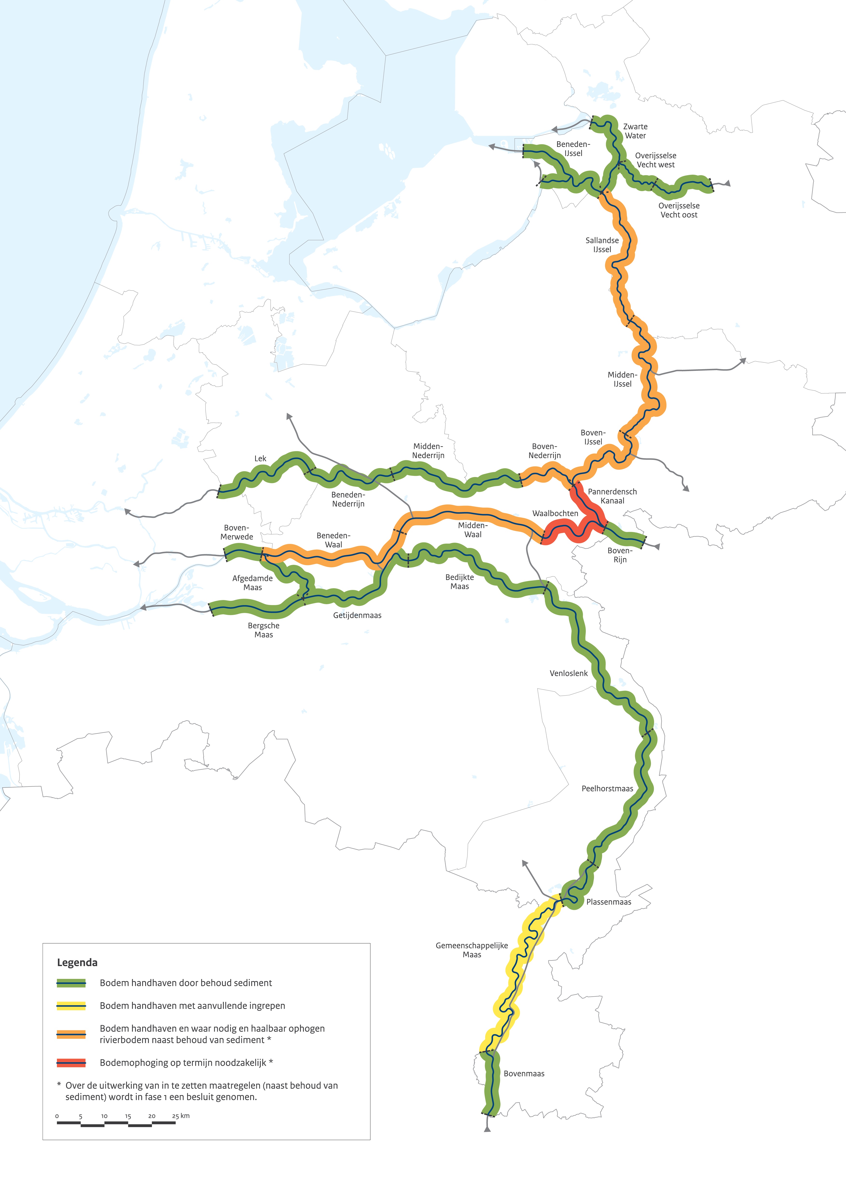 Opgave rivierbodemligging en sedimenthuishoudinging