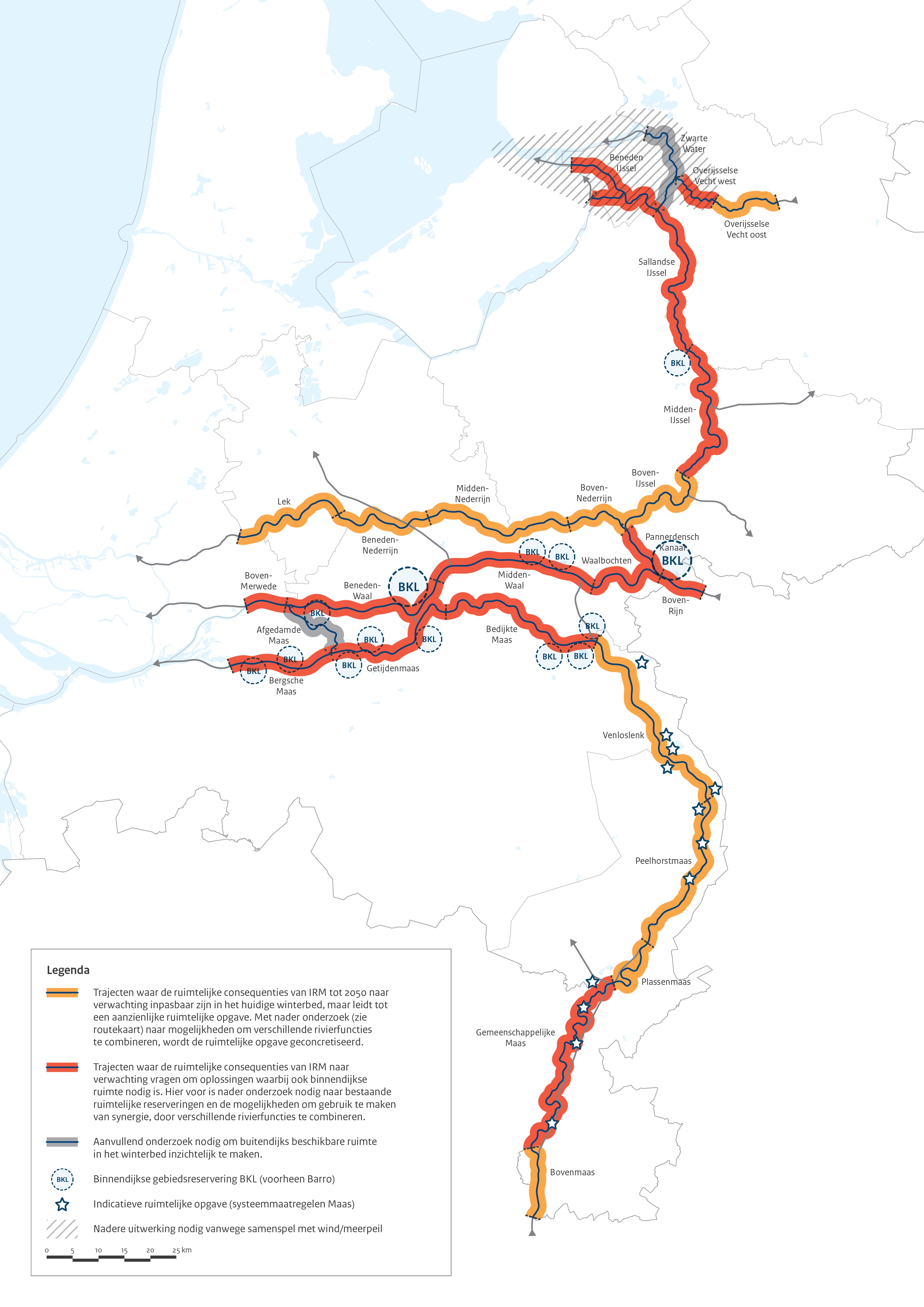 Ruimtelijke consequenties van beleidskeuzes tot 2050