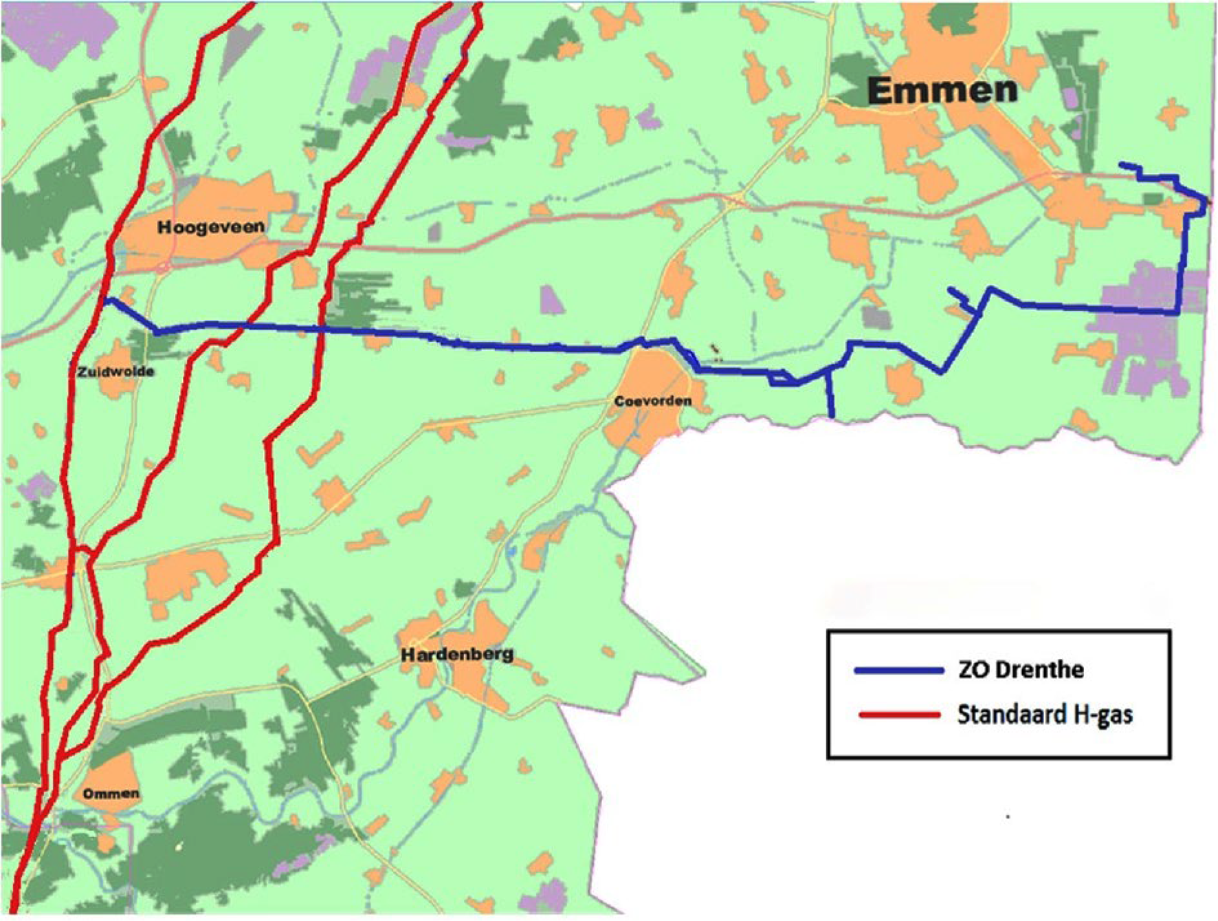 Gassysteem ZO Drenthe