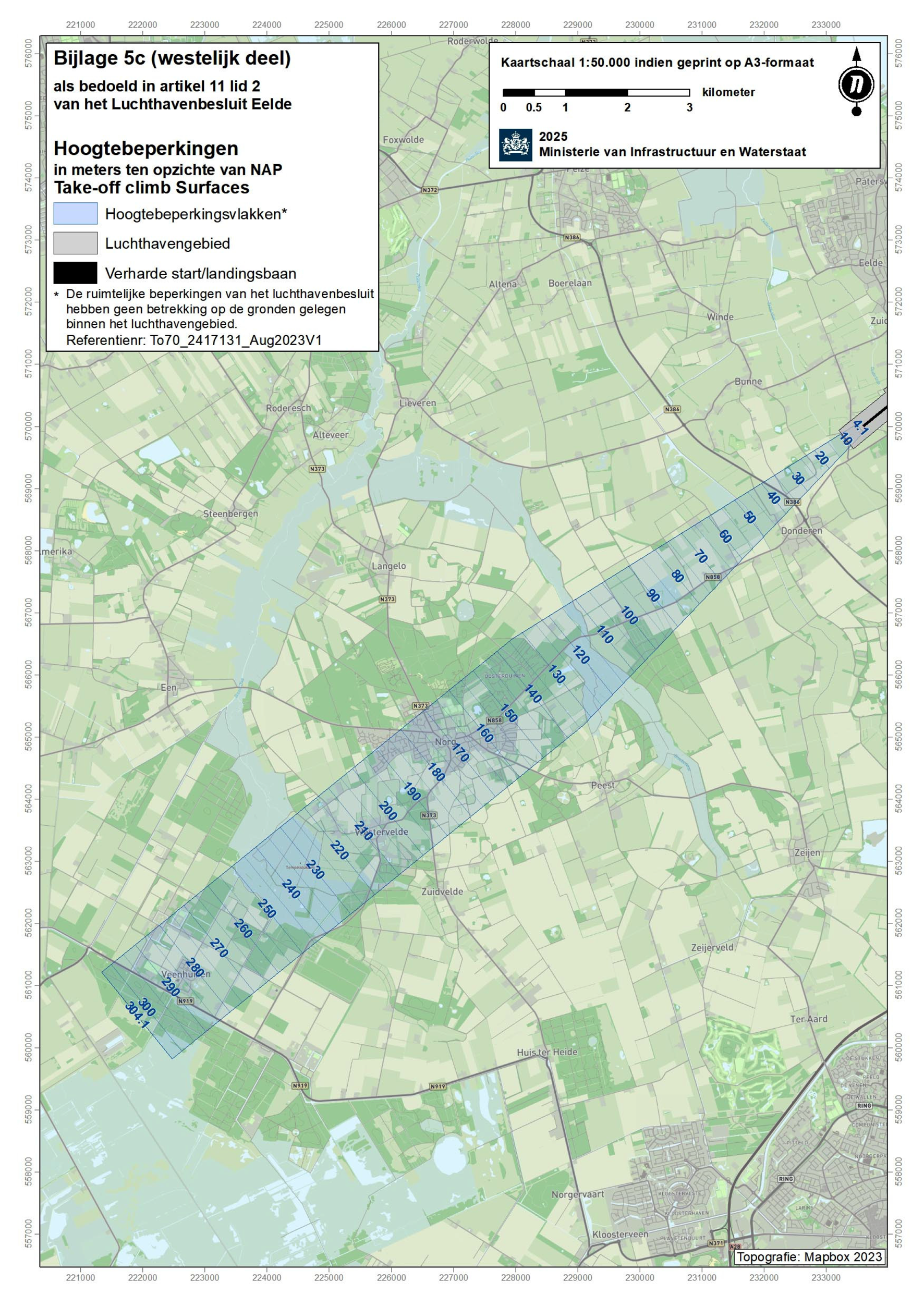 Bijlage 5c als bedoeld in artikel 11, tweede lid, van het Luchthavenbesluit Eelde