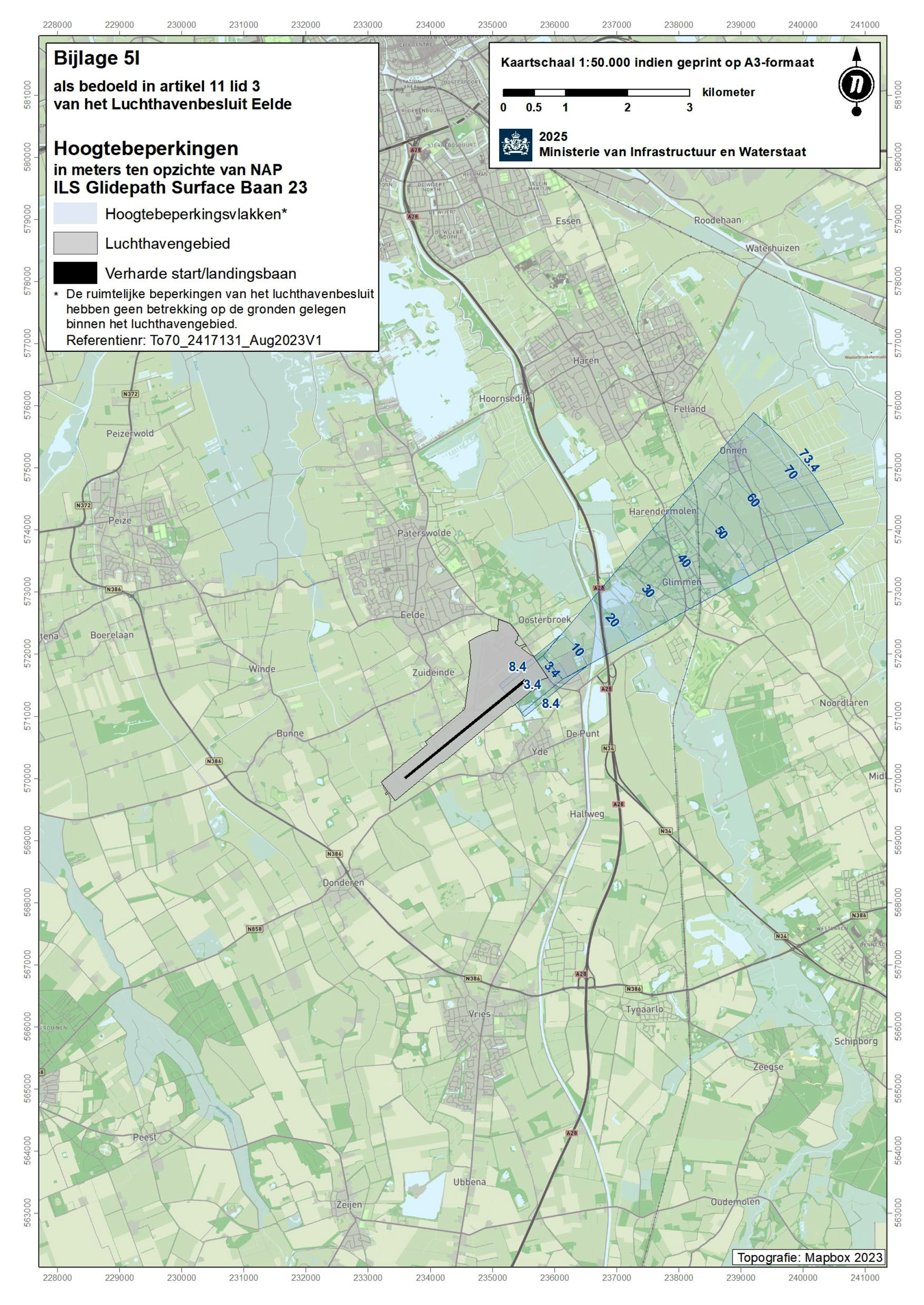 Bijlage 5l als bedoeld in artikel 11, derde lid, van het Luchthavenbesluit Eelde