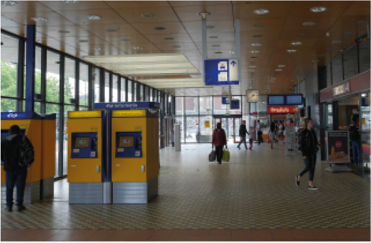 Figuur 8 Huidige interieur stationshal