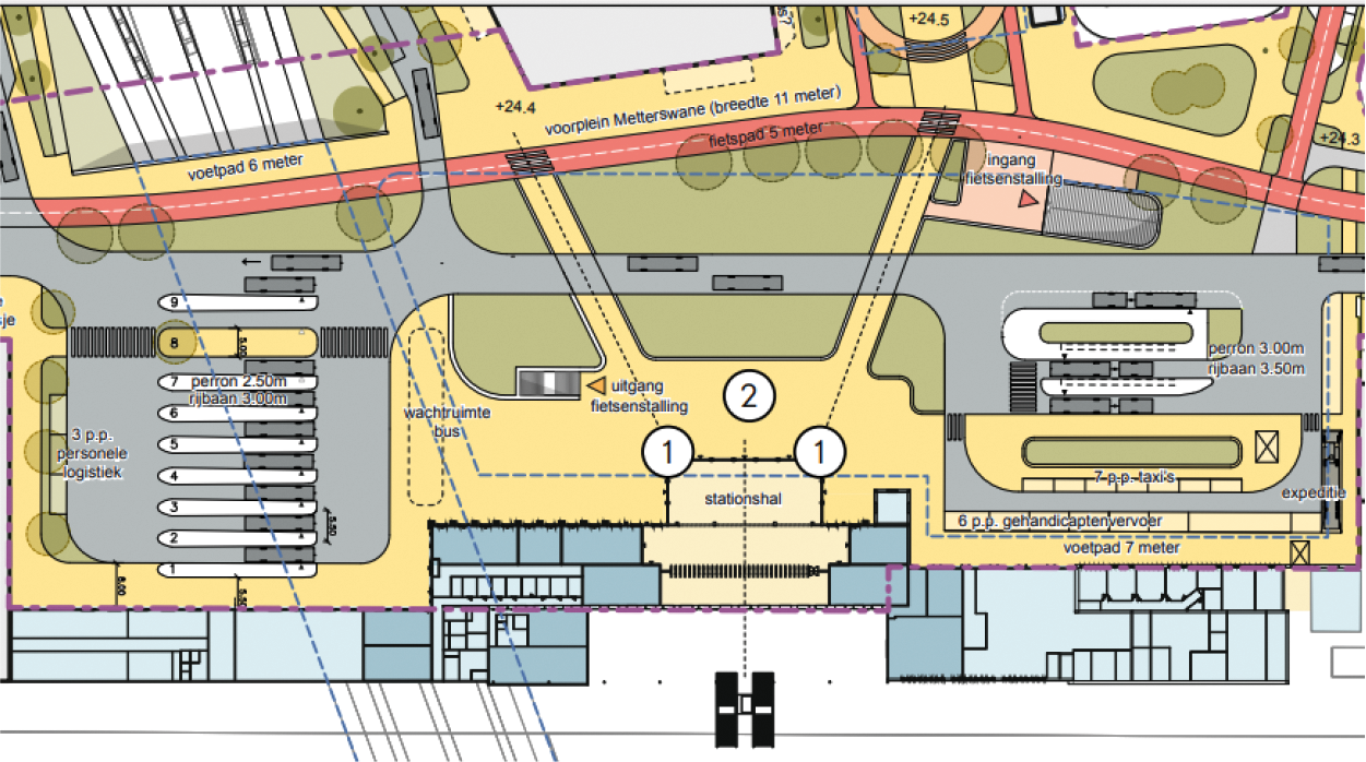 Figuur 27 Stationshal voorkeursalternatief