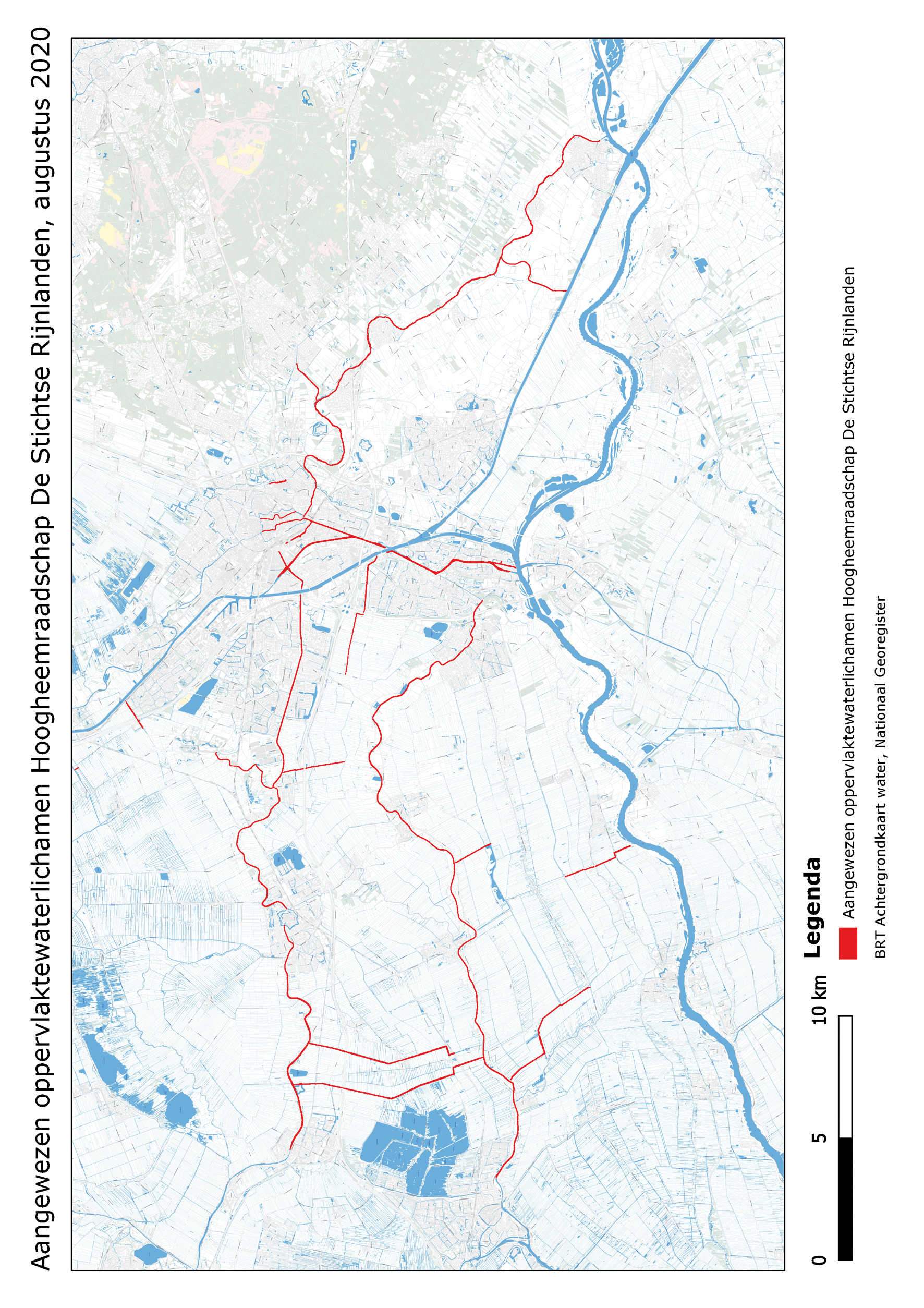 Aangewezen oppervlaktewaterlichamen Hoogheemraadschap De Stichtse Rijnlanden