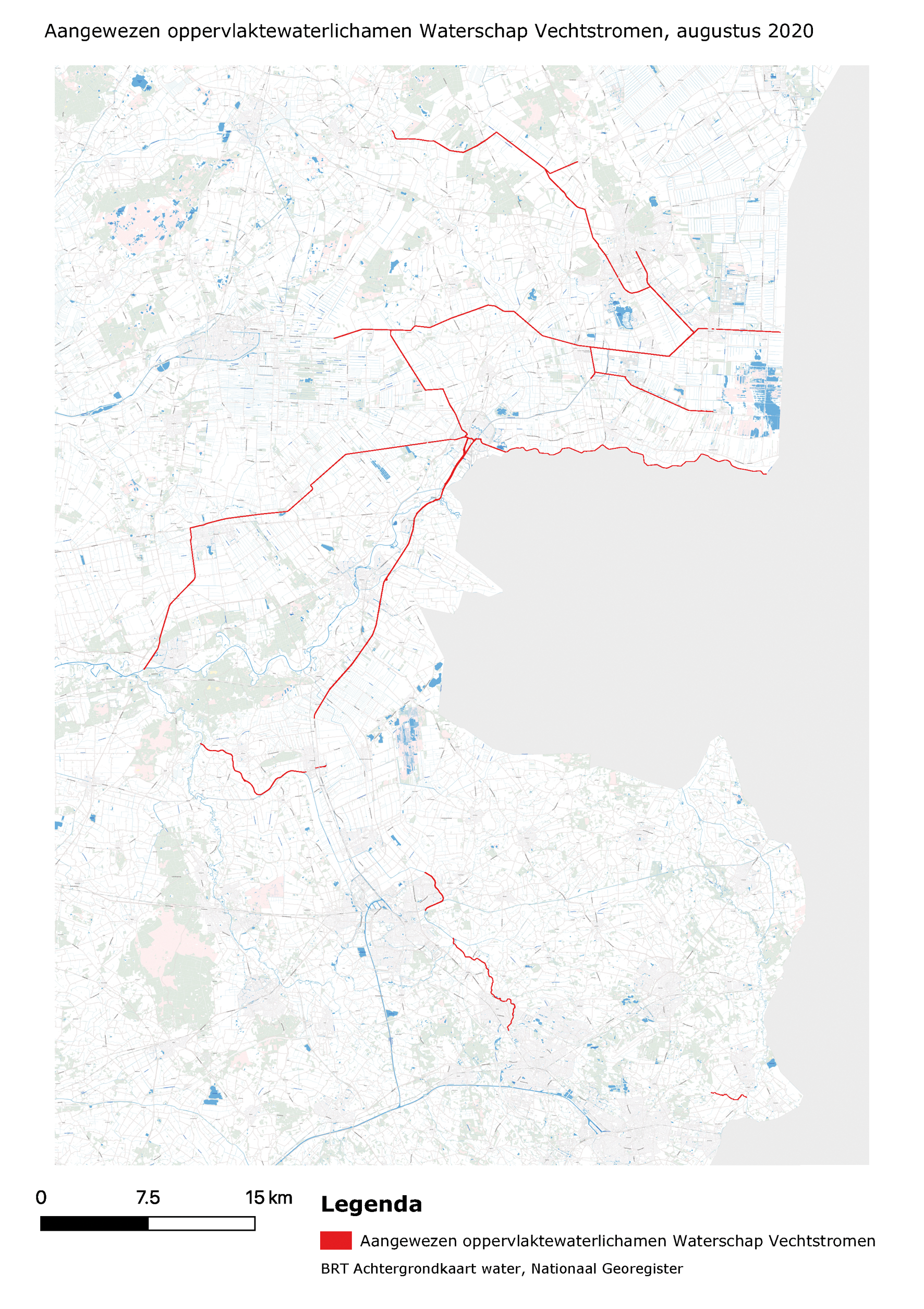 Aangewezen oppervlaktewaterlichamen Waterschap Vechtstromen