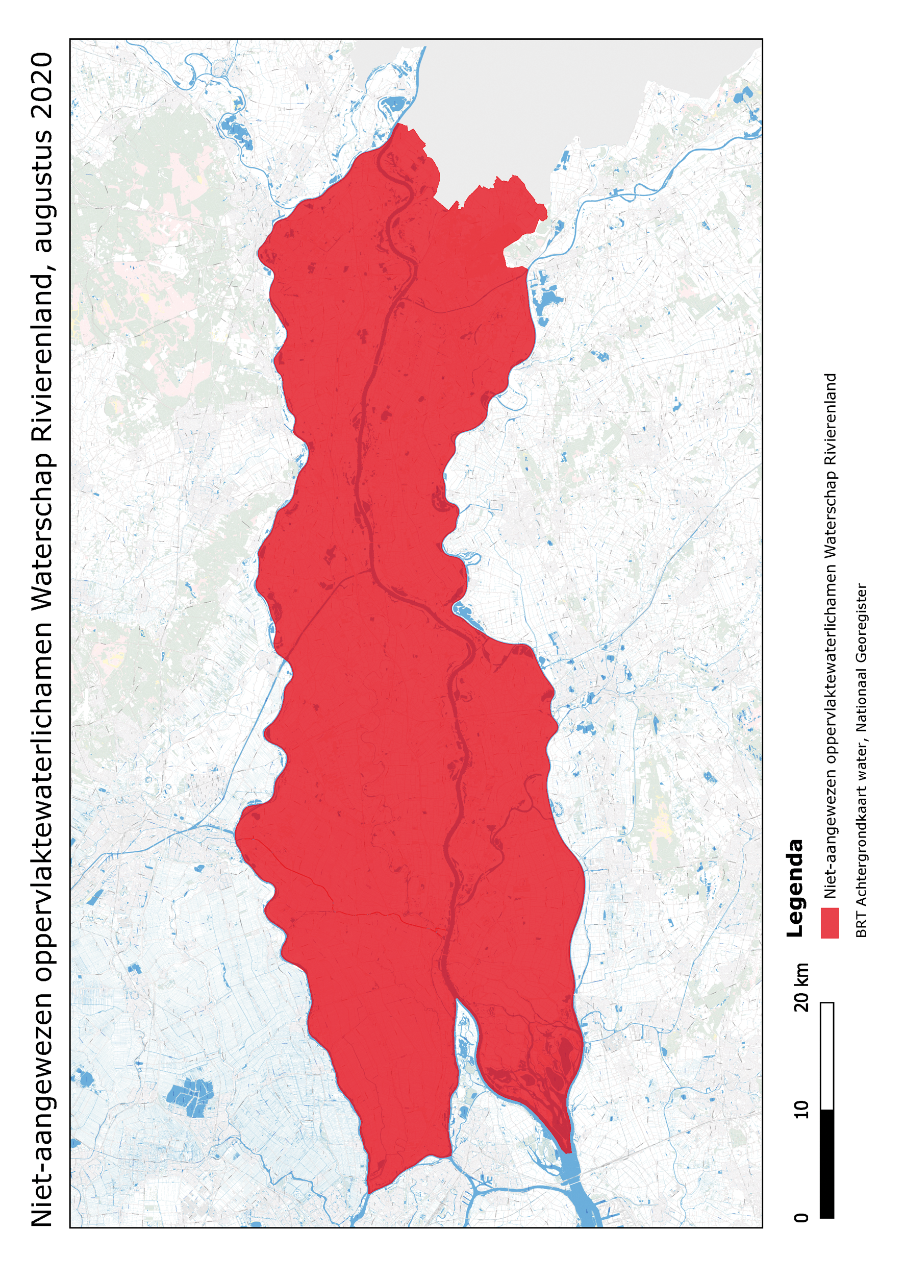 Niet-aangewezen oppervlaktewaterlichamen Waterschap Rivierenland