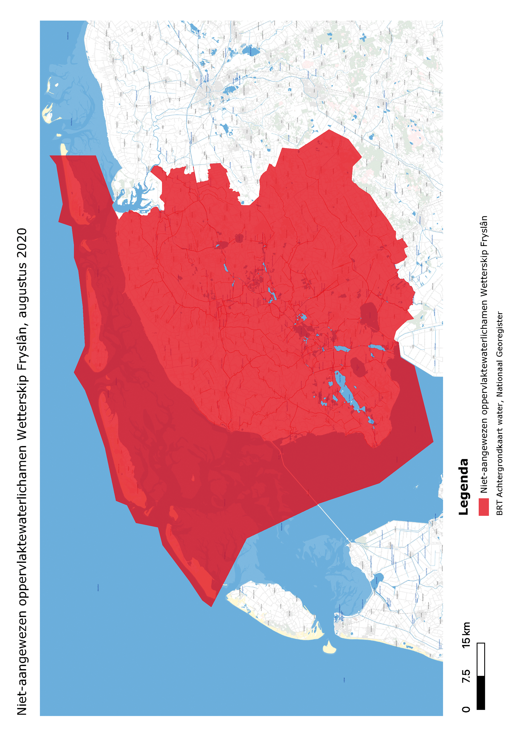 Niet-aangewezen oppervlaktewaterlichamen Wetterskip Fryslân