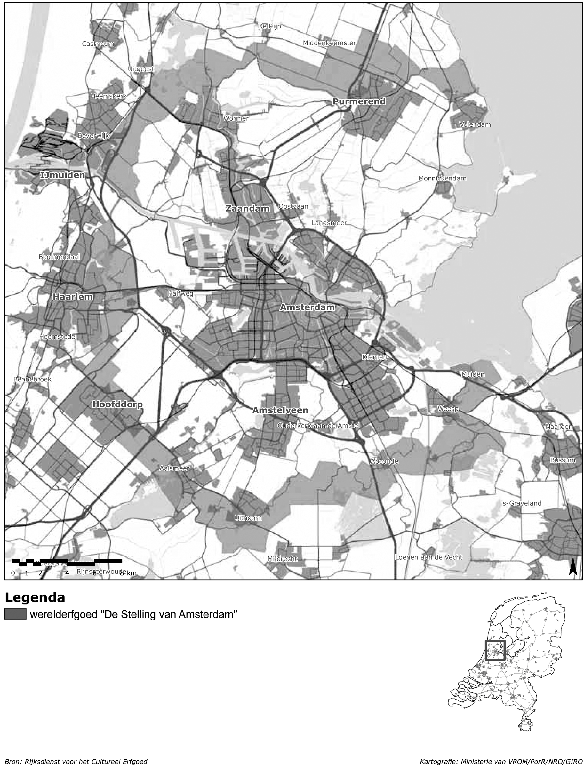 Kaart 2d: werelderfgoed ‘De Stelling
              van Amsterdam’