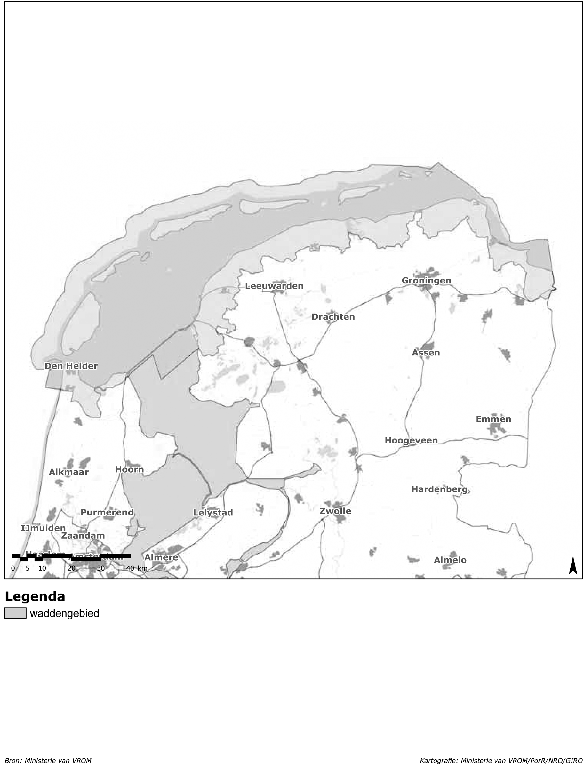 Kaart 8a: waddengebied