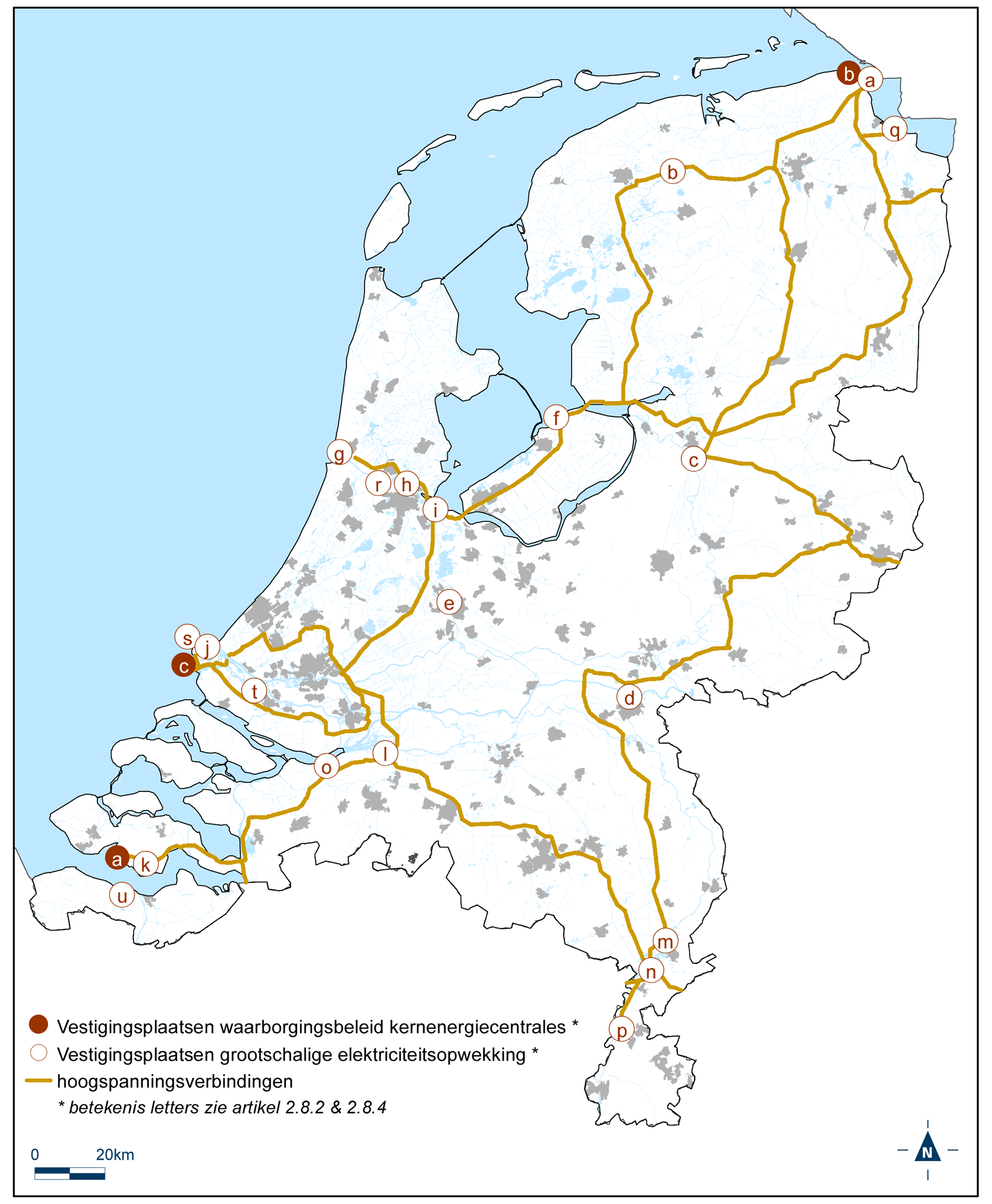 Kaarten electriciteitsvoorziening