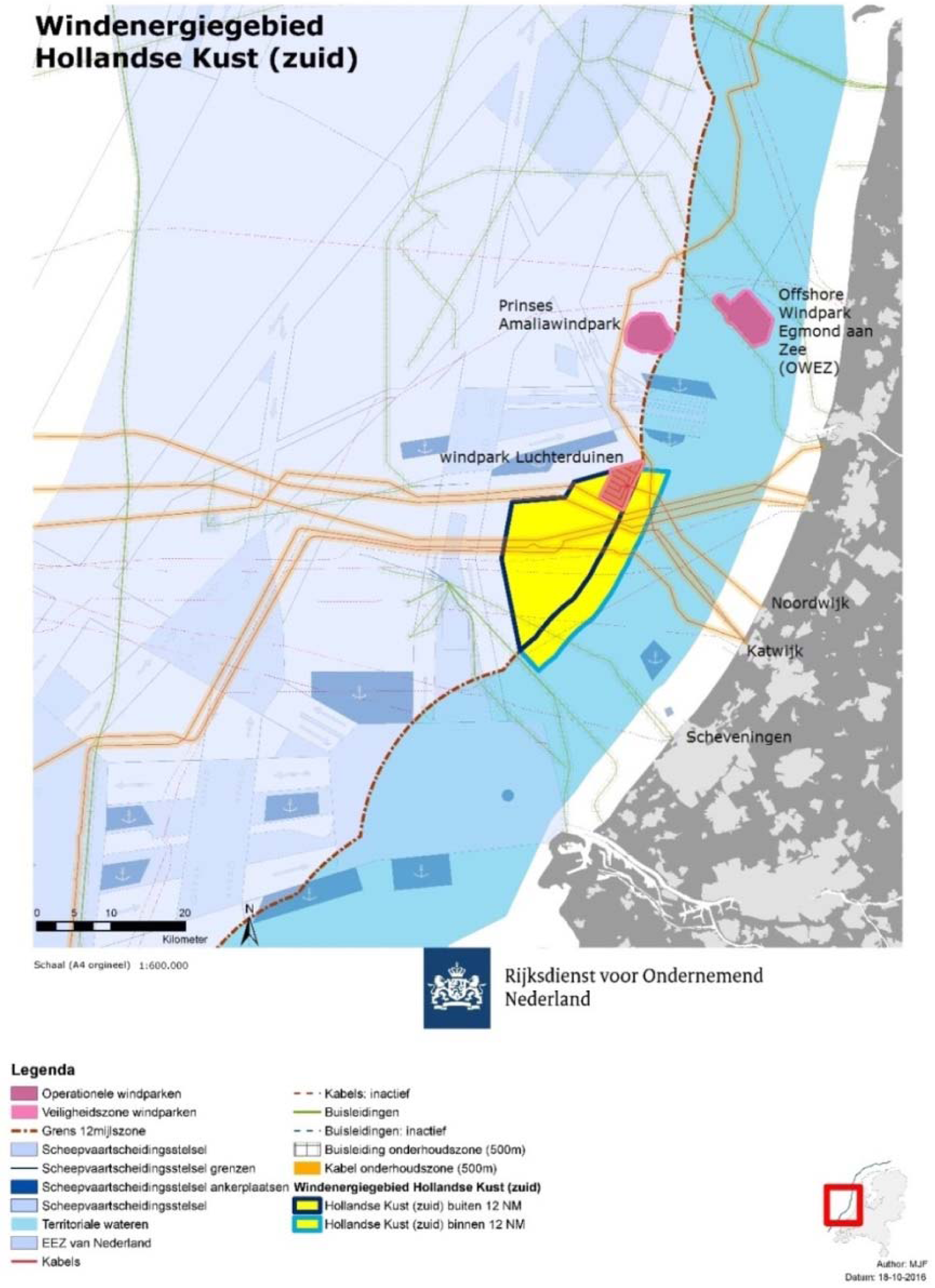 Figuur 4 Overzicht van andere operationele windparken in de omgeving