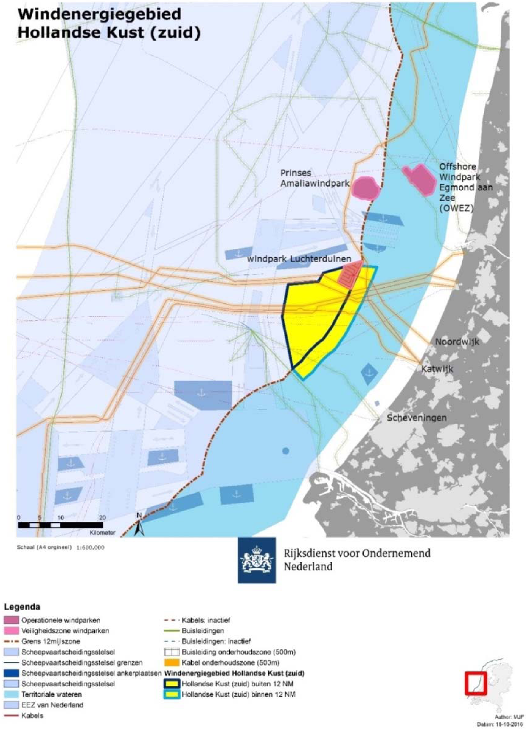 Figuur 4 Overzicht van andere operationele windparken in de omgeving