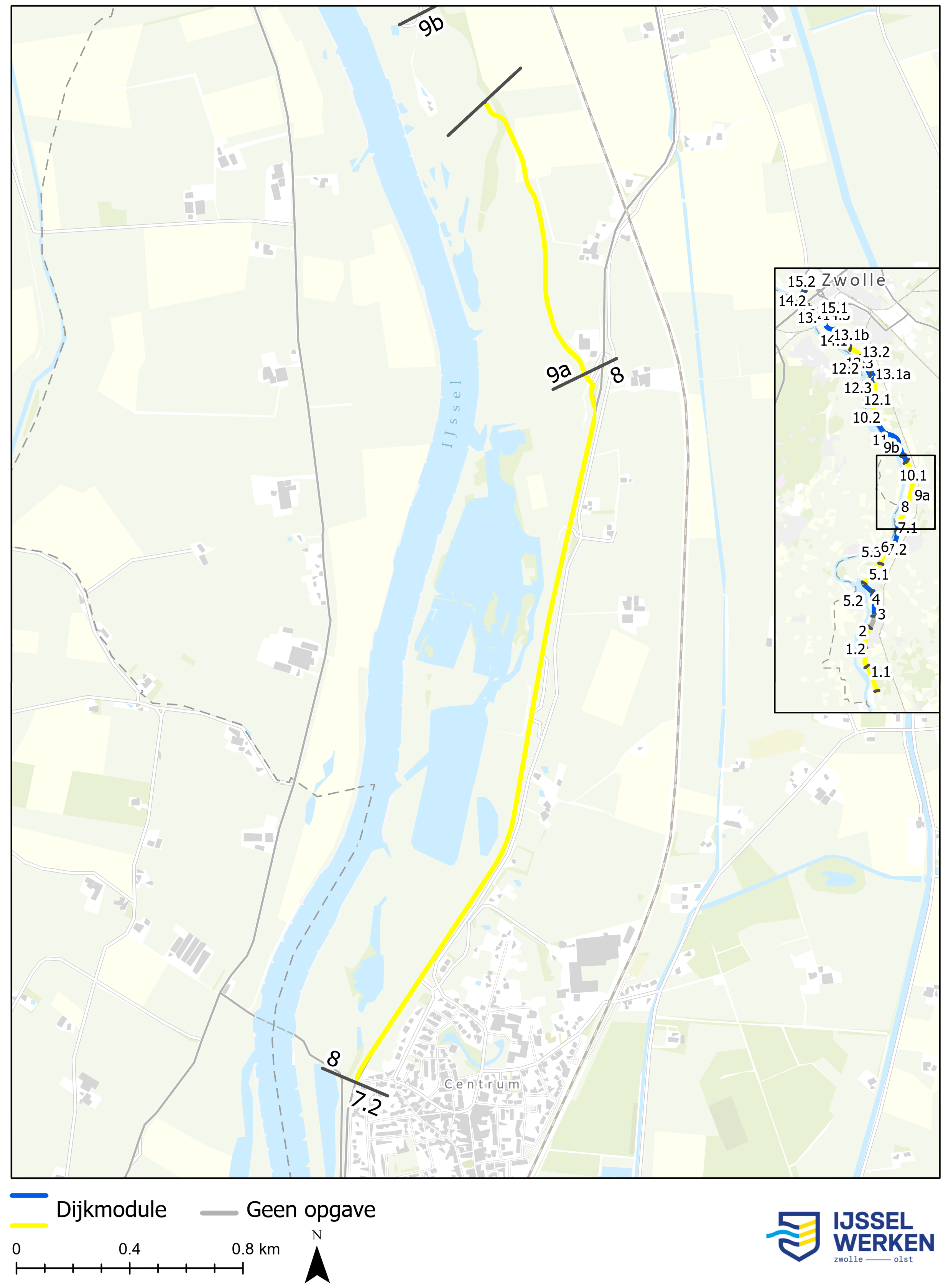 Afbeelding 5-31: Locatie dijkmodule Midden-Zuid 2