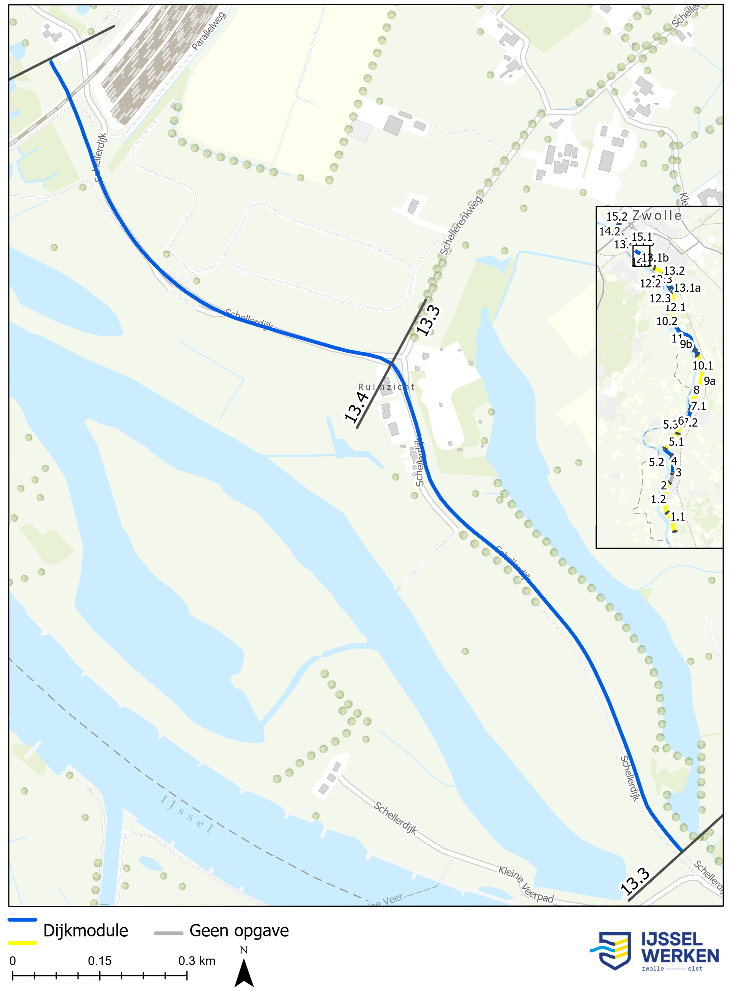 Afbeelding ‎5.62 Locatie dijkmodule Noord 1 (bijlage 9.4)