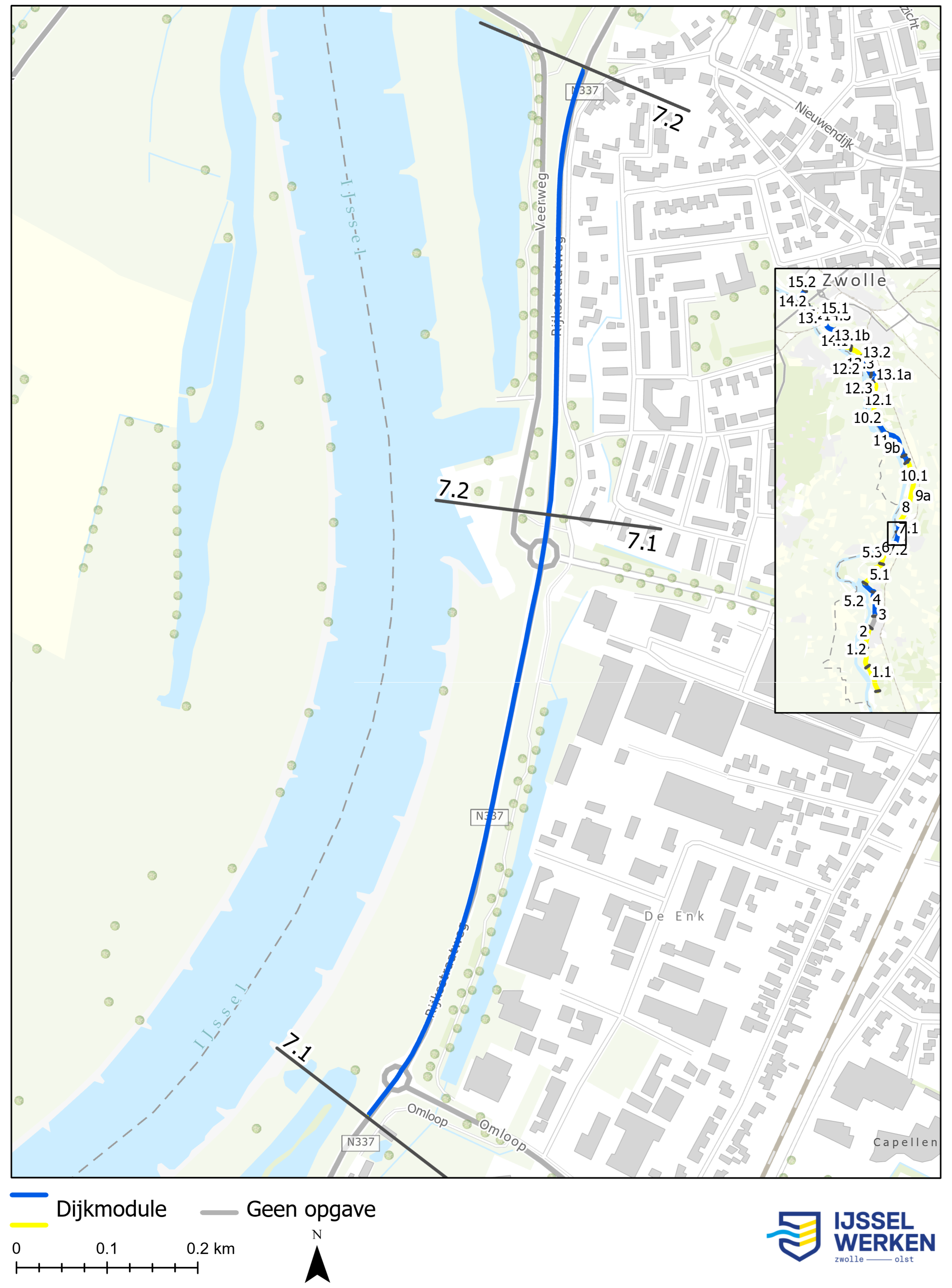 Afbeelding ‎5-26: Locatie dijkmodule Midden-Zuid 1