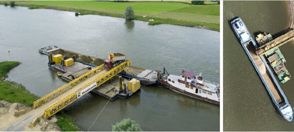 Afbeelding 6-x: Impressie tijdelijke loswal