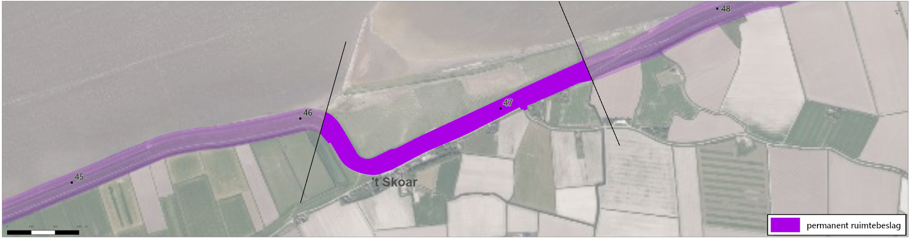 PB001 - afbeelding 2.5 Permanent ruimtebeslag 't Skoar