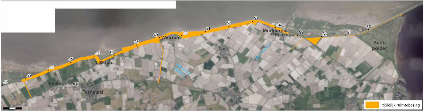 PB001 - afbeelding 1.3 Tijdelijke ruimtebeslag dijkverbetering TPM