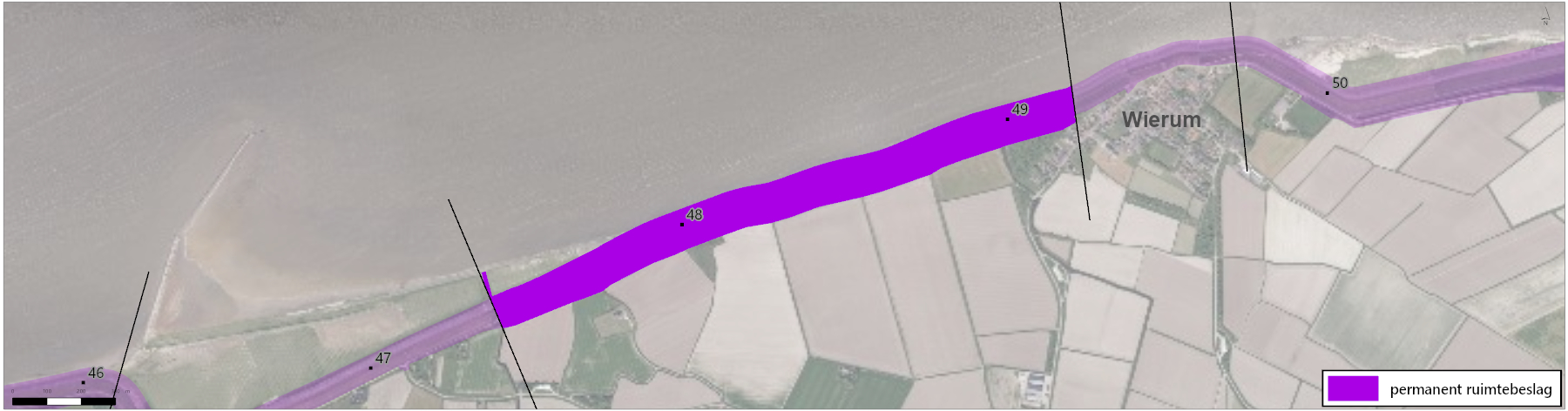PB001 - afbeelding 2.7 Permanent ruimtebeslag Wierum west